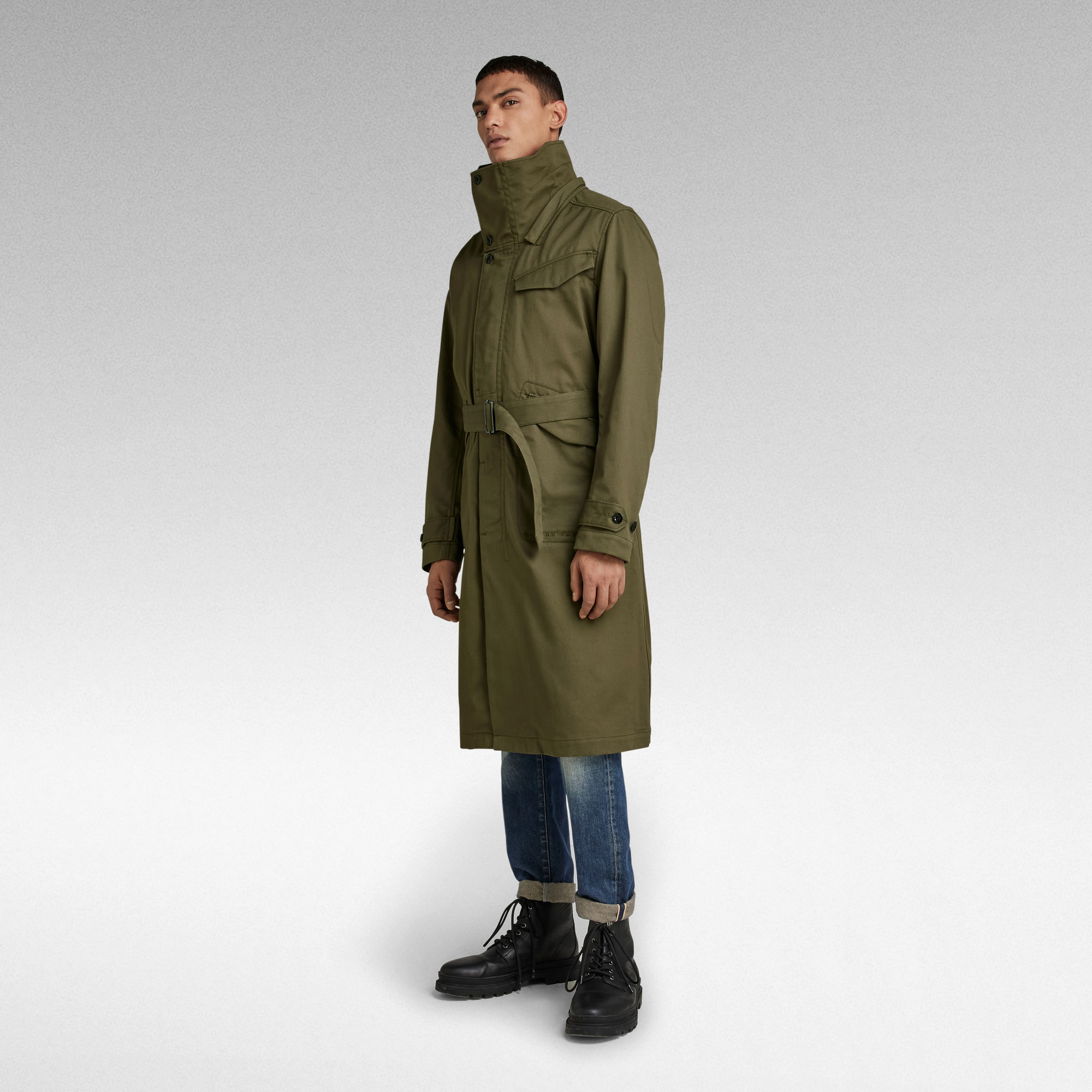 Belted Trench | Green | G-Star RAW®