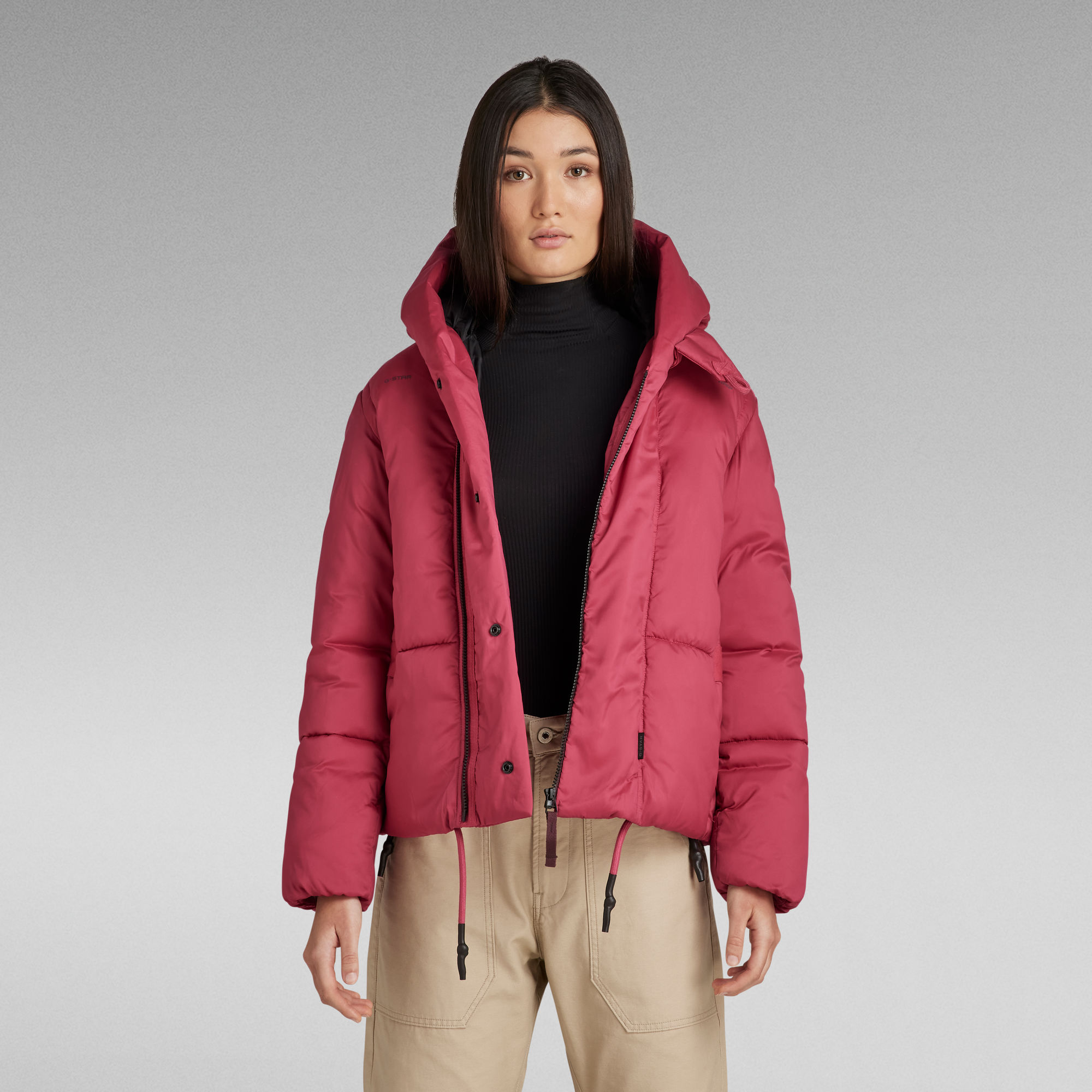 G Whistler Short Padded Jacket Women Pink GStar RAW®