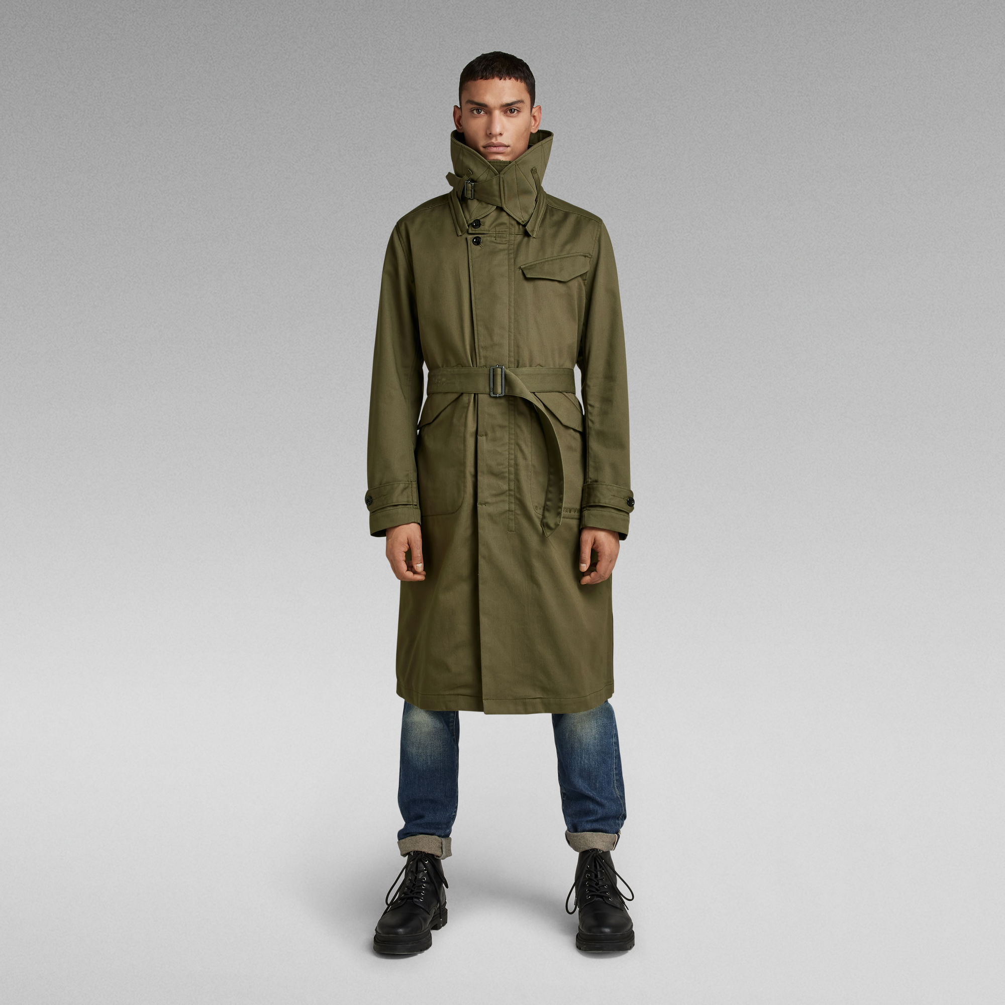 Belted Trench | Green | G-Star RAW®