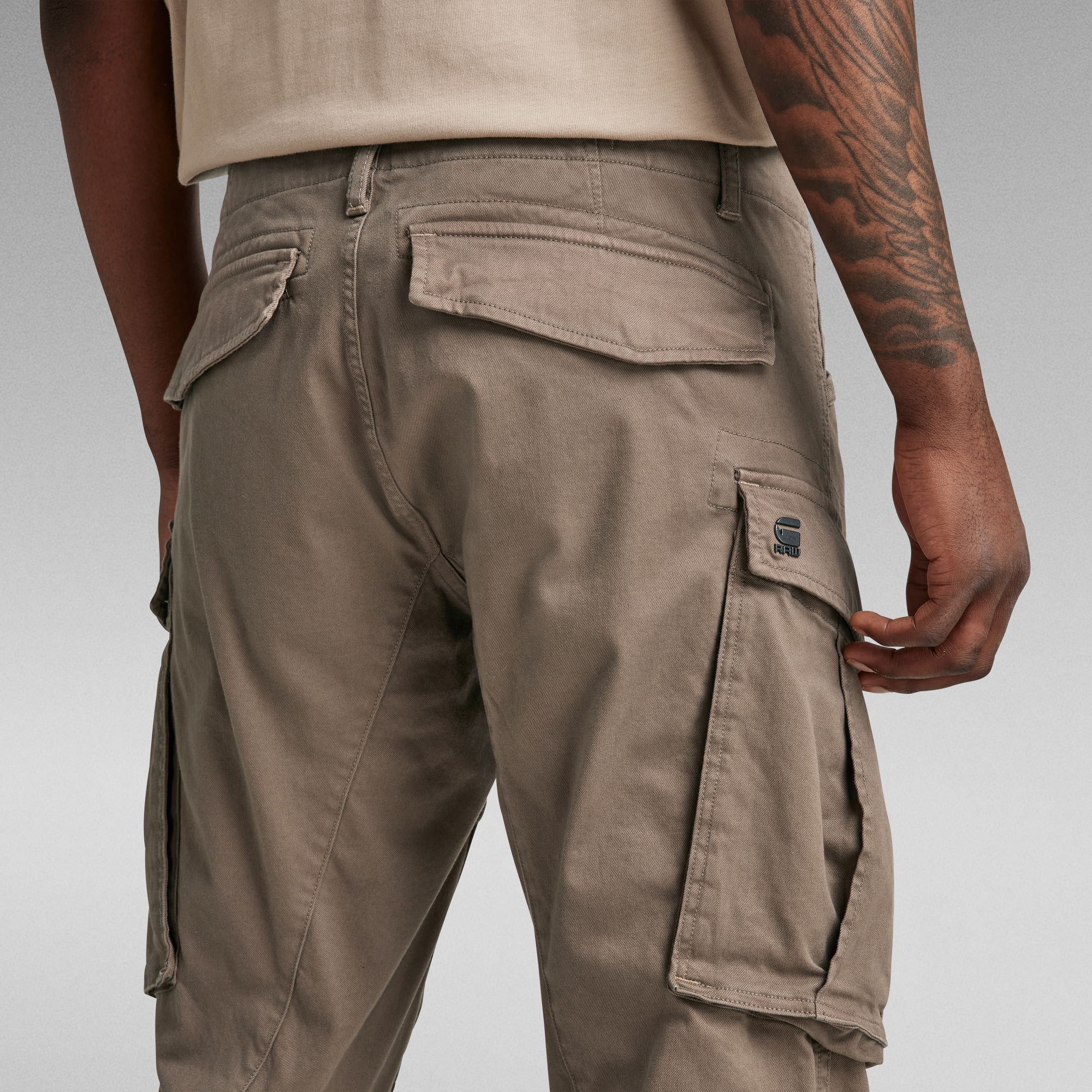 Rovic Zip 3D Regular Tapered Pants Brown GStar RAW®