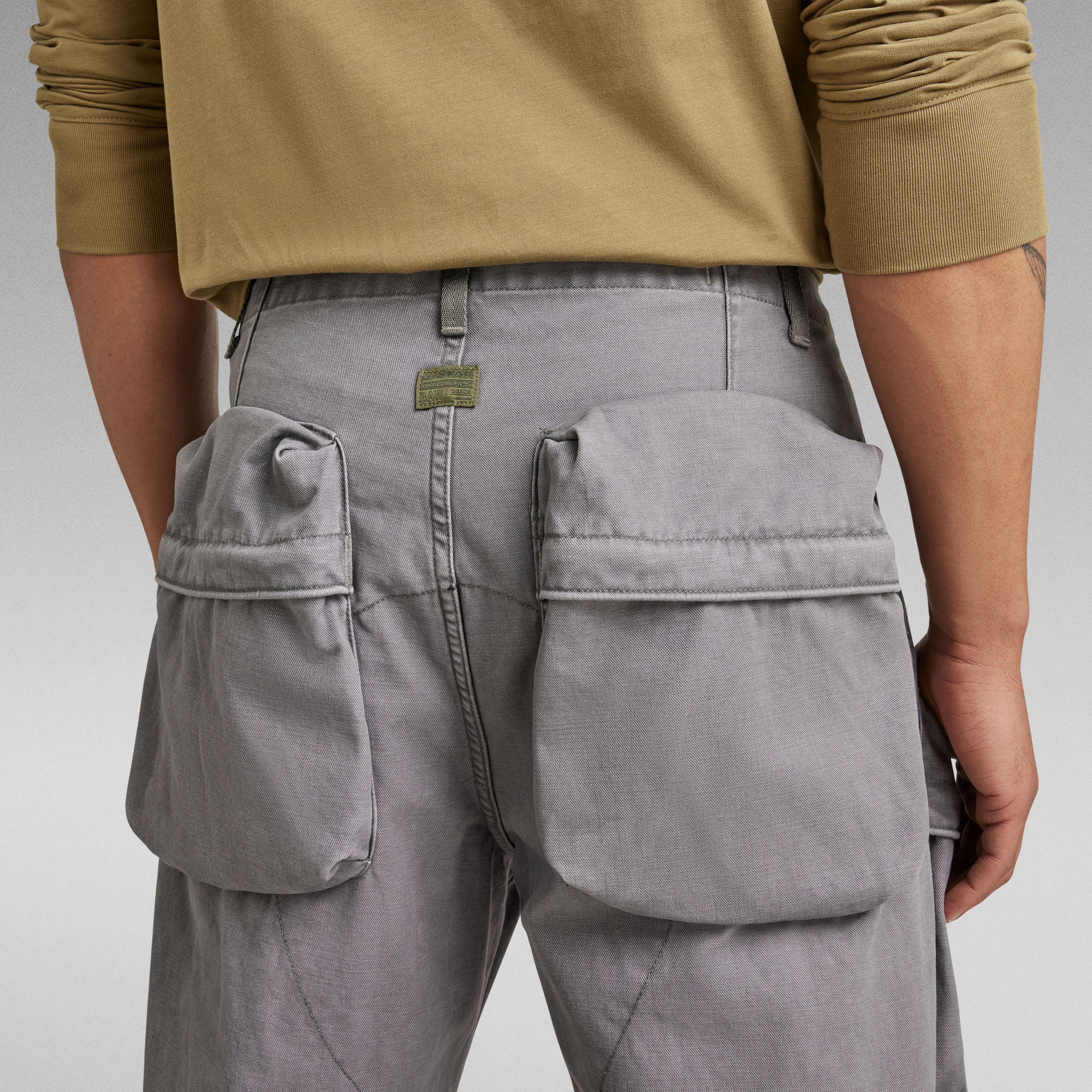 Relaxed Tapered Cargo Pants | Grey | G-Star RAW®