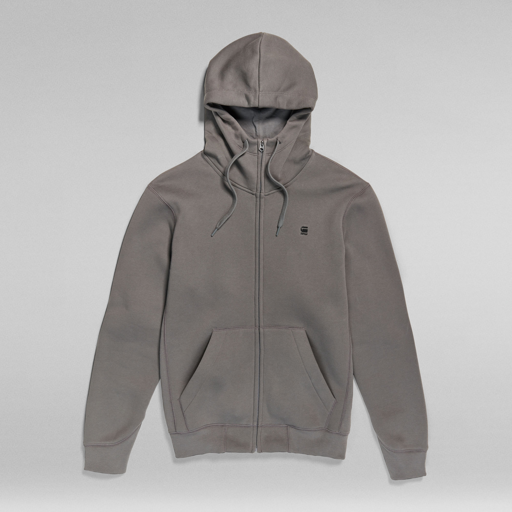 Premium Core Hooded Zip Sweater | Grey | G-Star RAW®