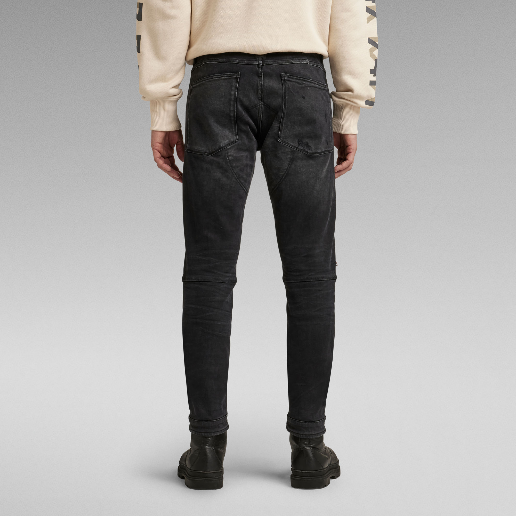 5620 3D Zip Knee Skinny Jeans Grey GStar RAW®