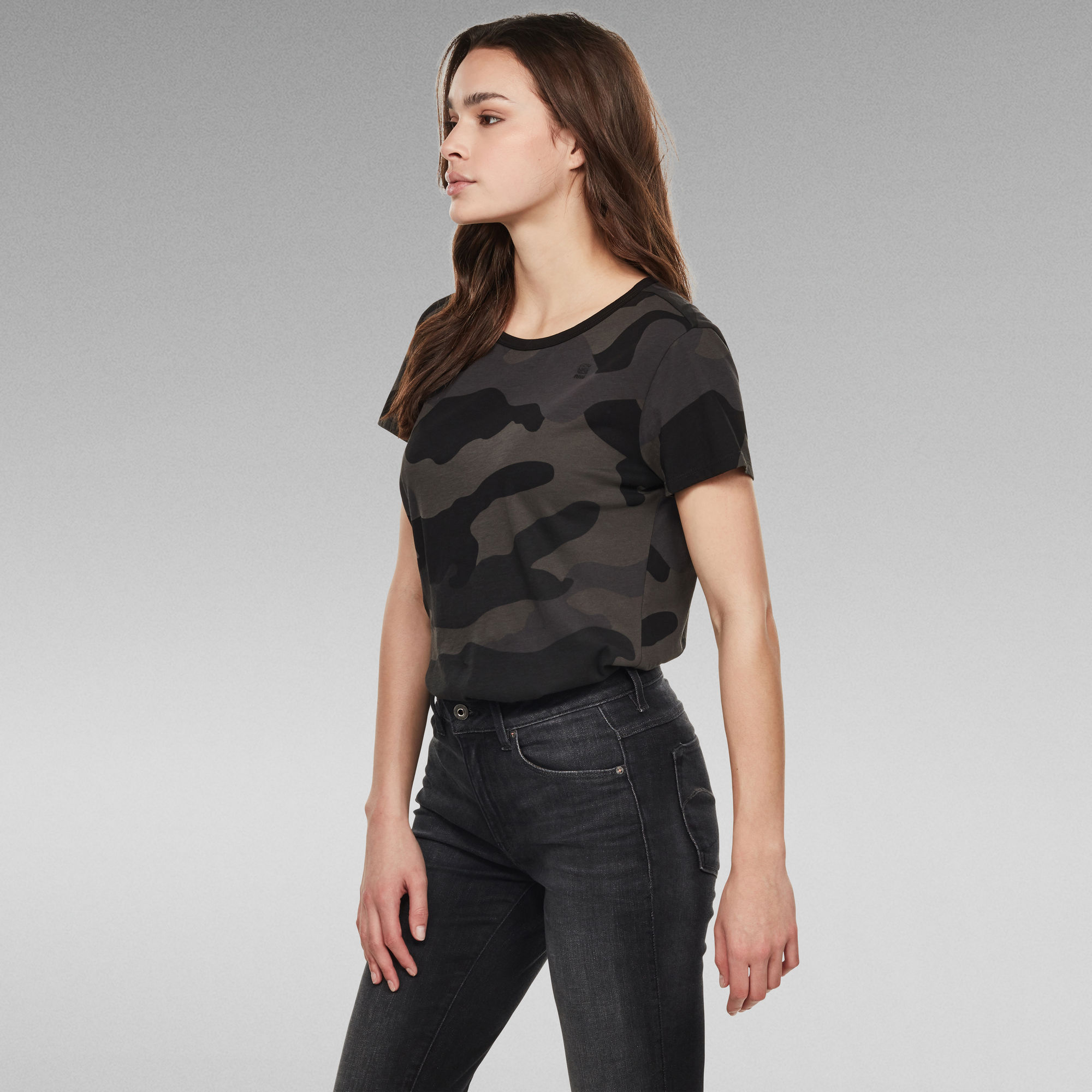 G-star Mujer Camiseta G-STAR RAW Calligraphy Allover Para Mujer
