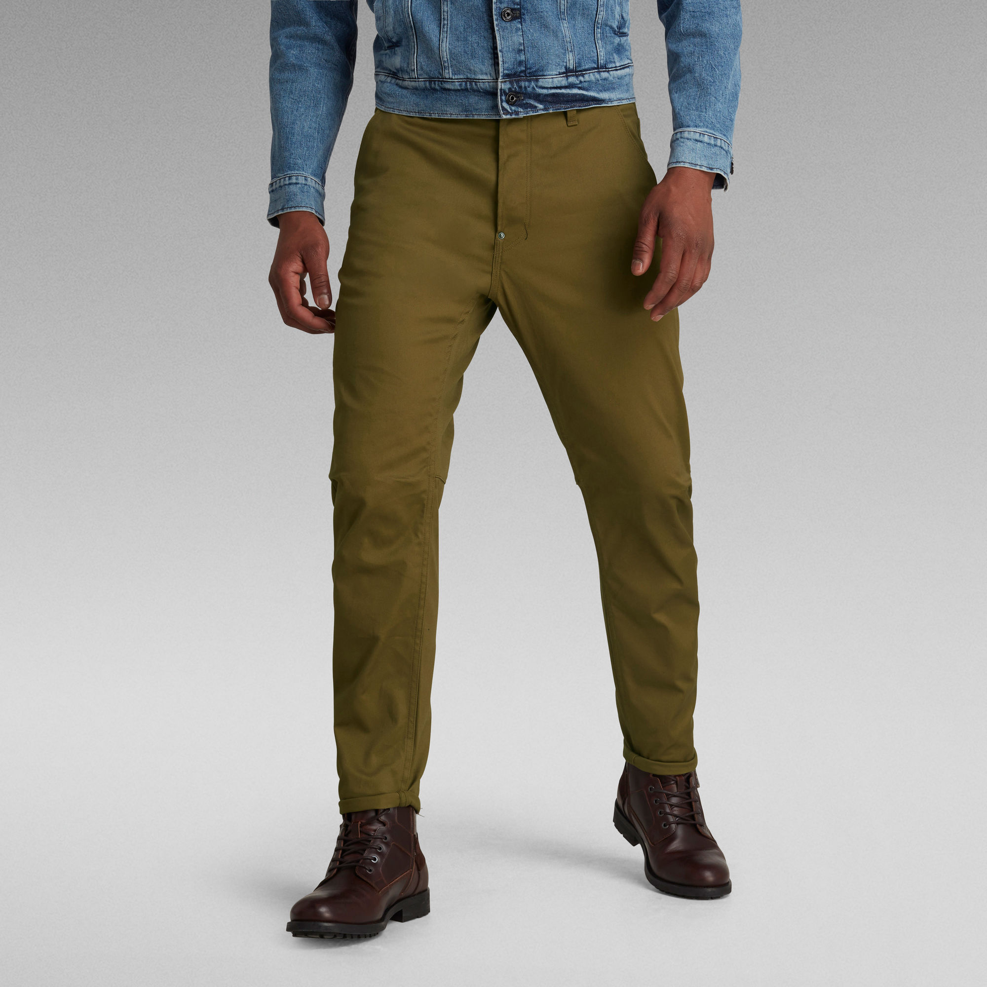 Grip 3D Relaxed Tapered Pants | Green | G-Star RAW®