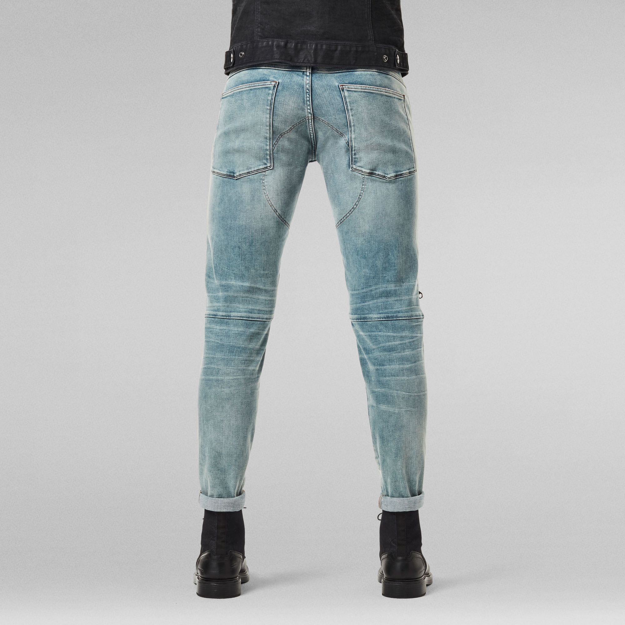 5620 3D Zip Knee Skinny Jeans Light blue GStar RAW®