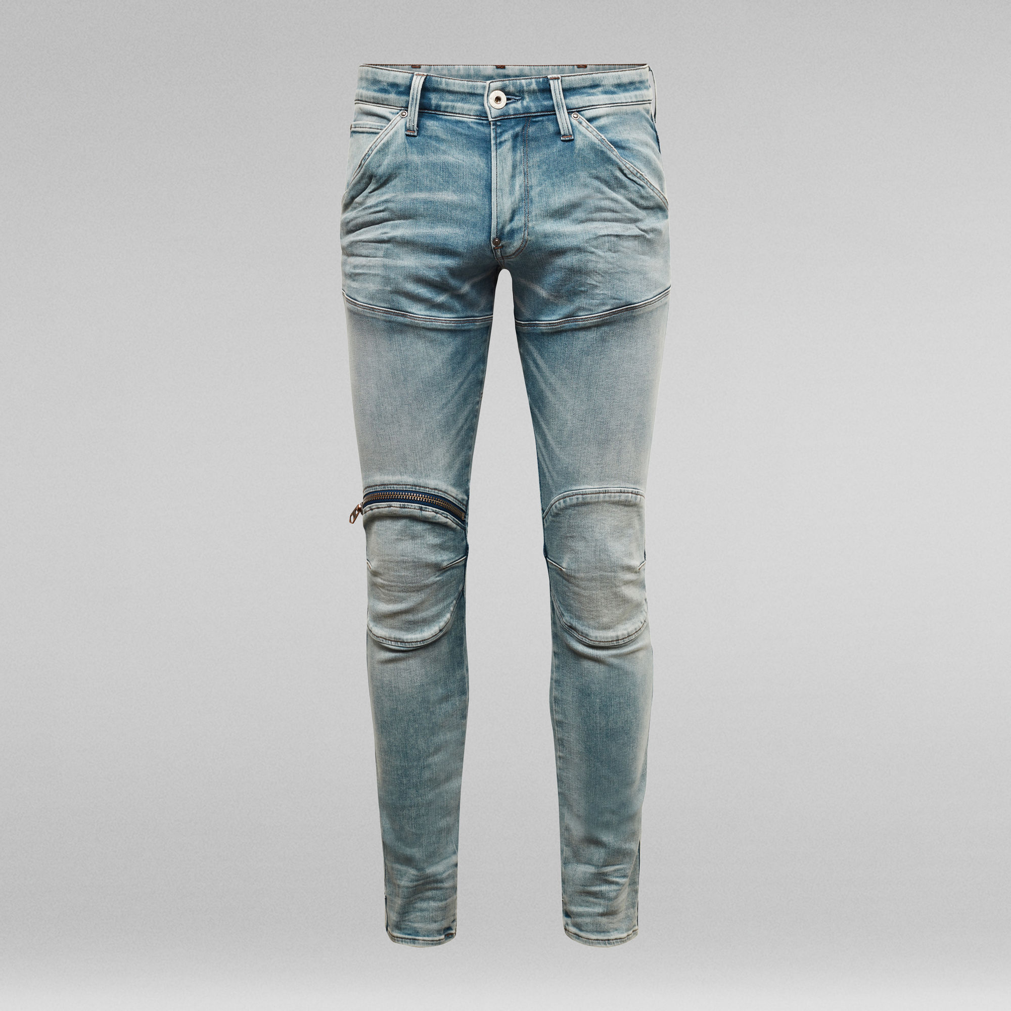 5620 3d Zip Knee Skinny Jeans Light Blue G Star Raw®