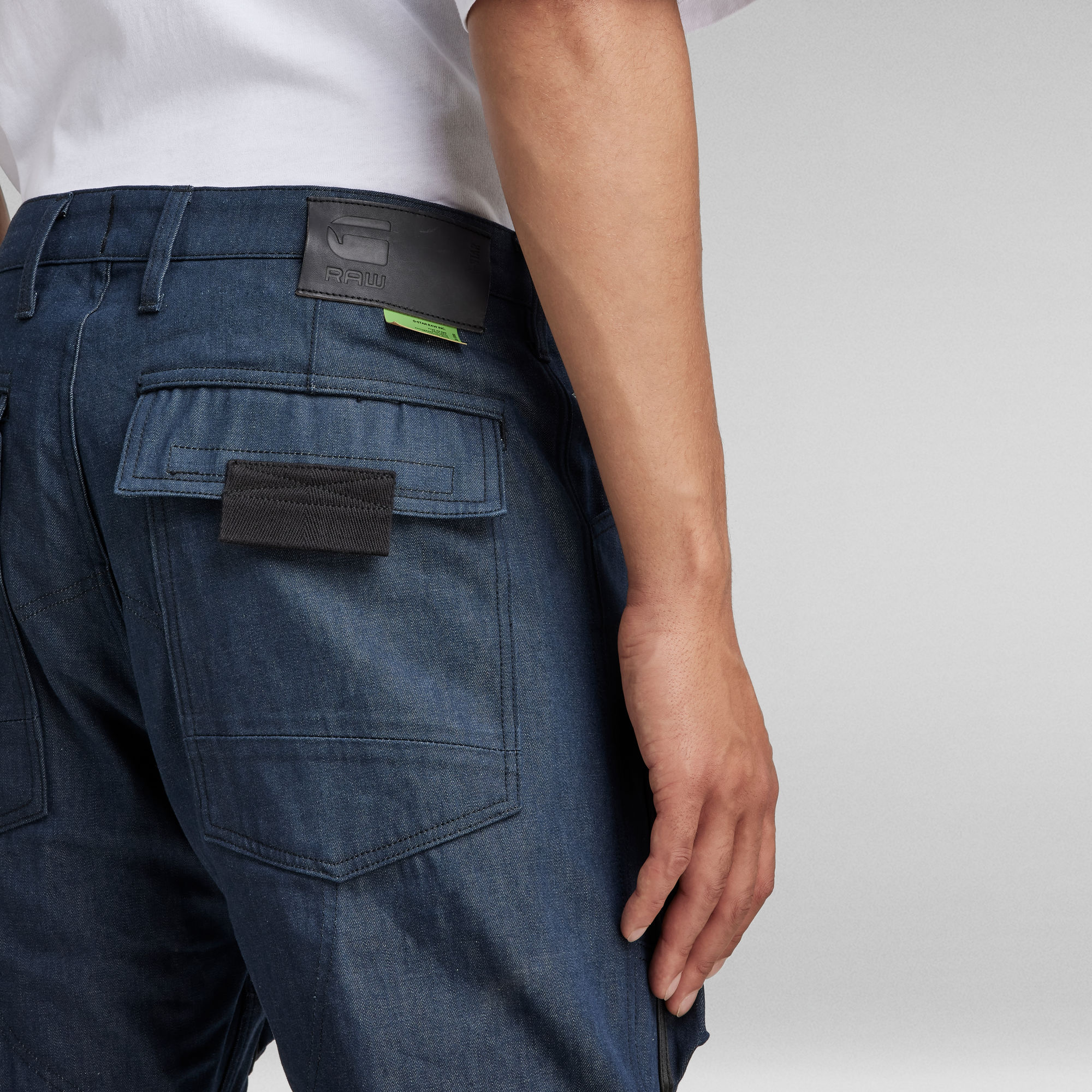 3D PM Straight Tapered Cargo Pants Dark blue GStar RAW®