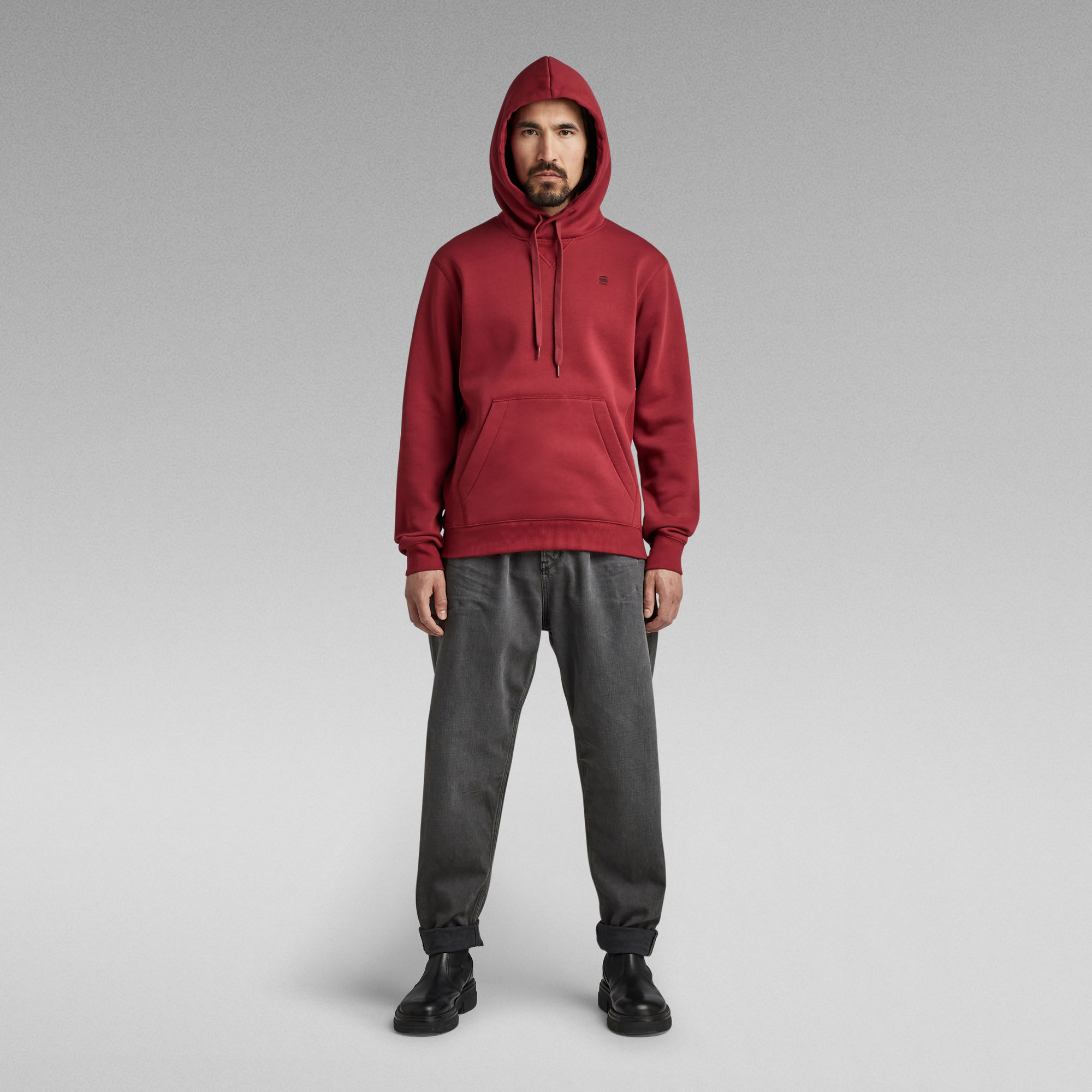 Premium Core Hoodie Red GStar RAW®