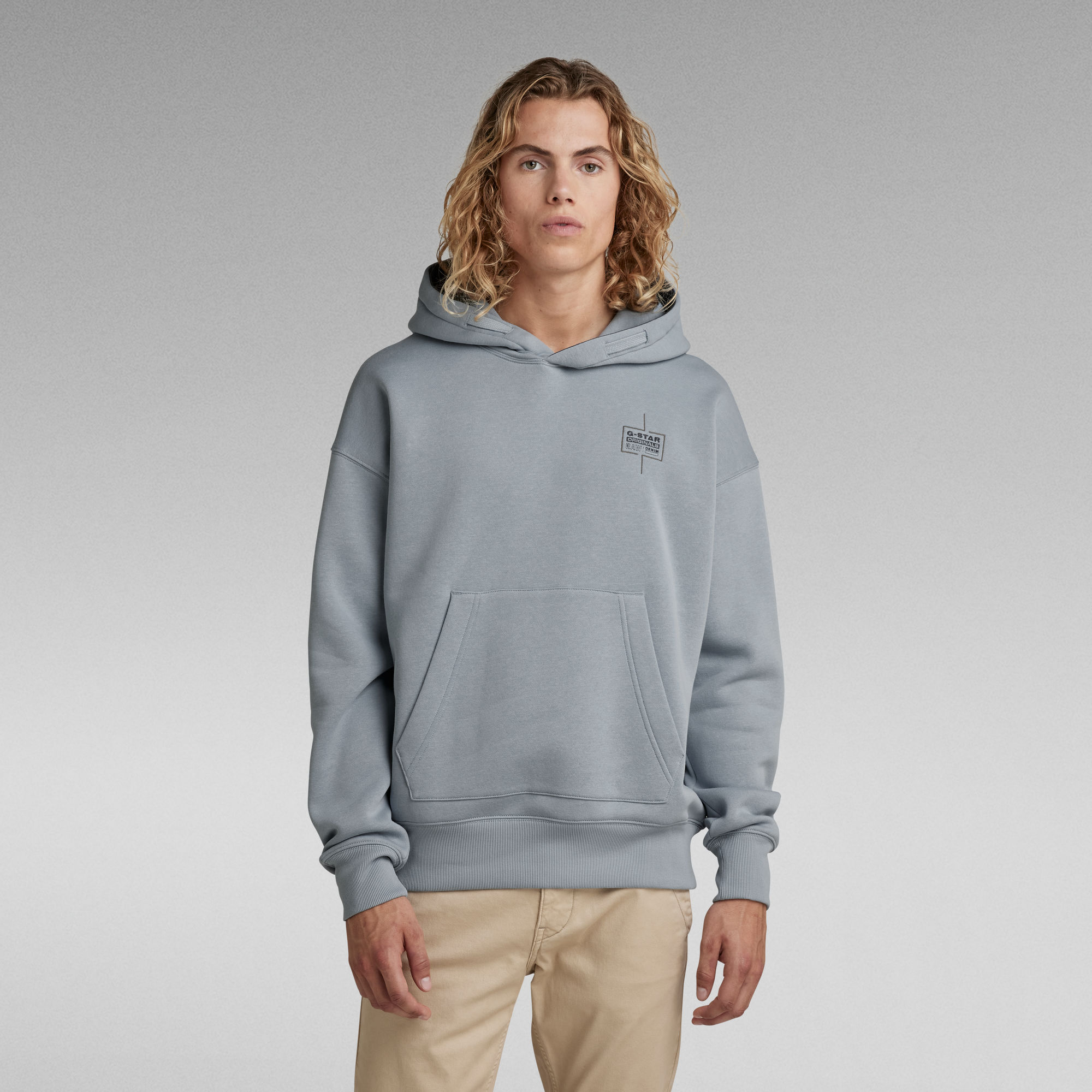 SWEAT CORE OVERSIZED HOODED GRIS