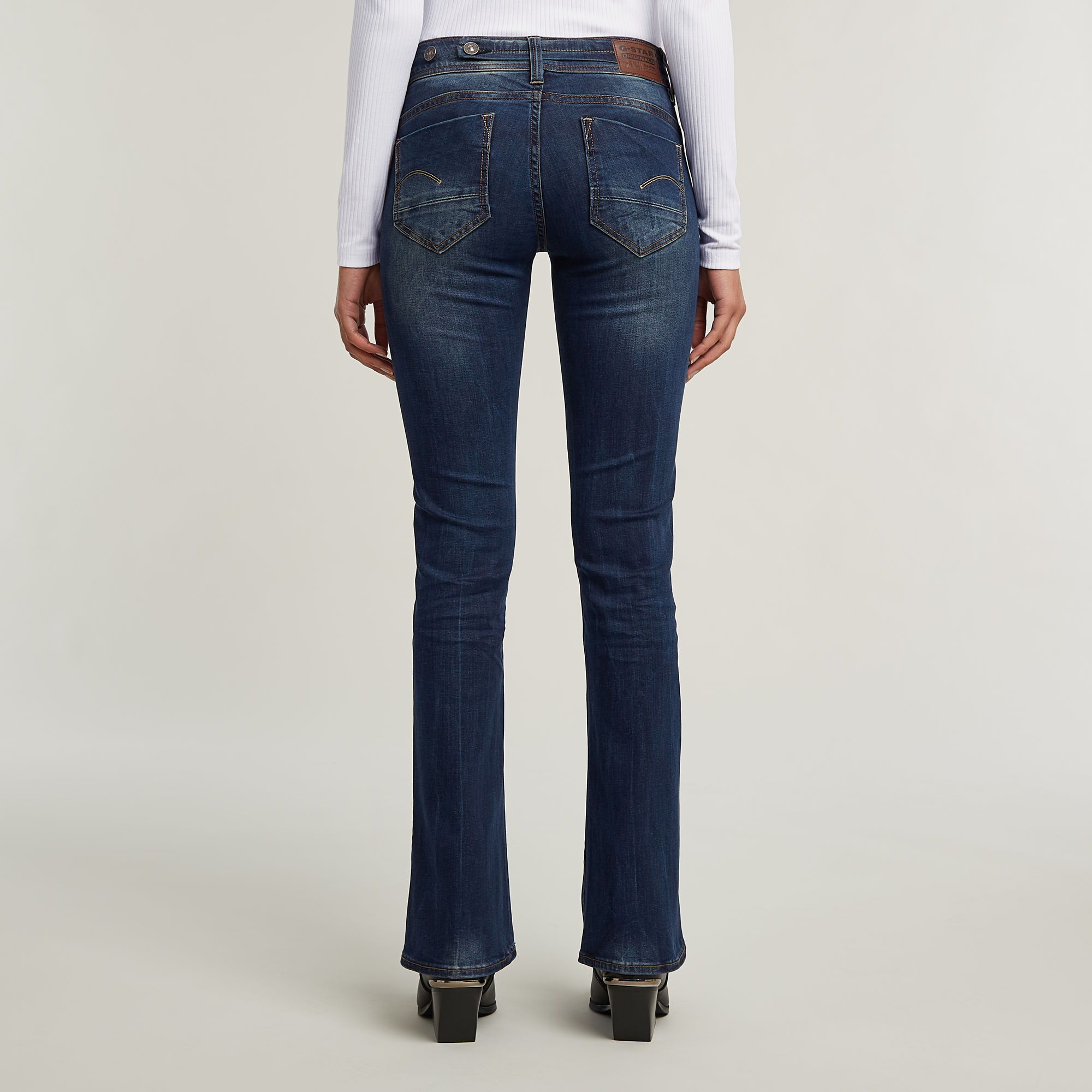 Midge Bootcut Jeans Dunkelblau GStar RAW®