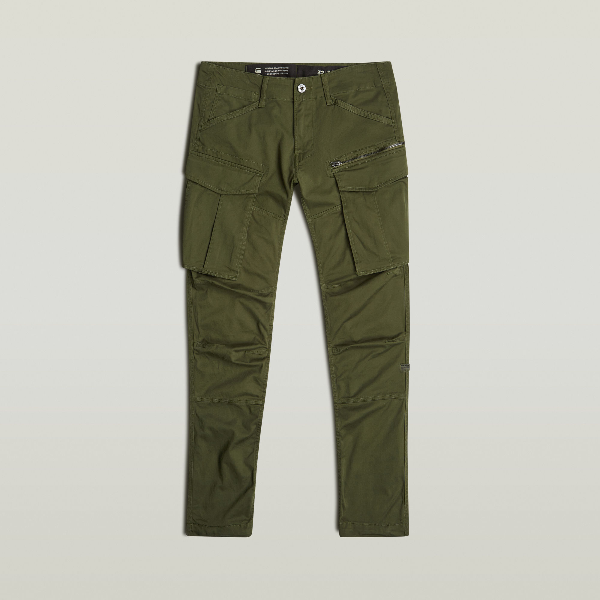 Rovic Zip 3d Straight Tapered Pant Groen G Star Raw®