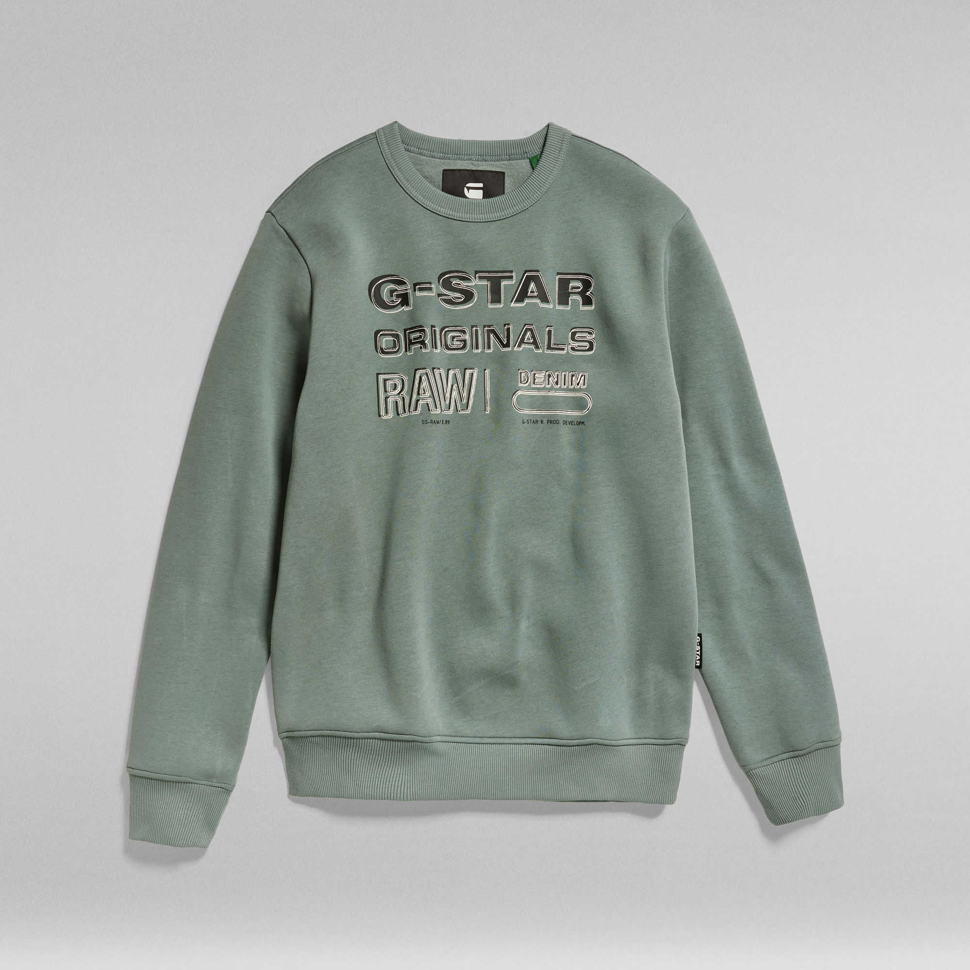 Originals Stamp Sweater | Green | G-Star RAW®