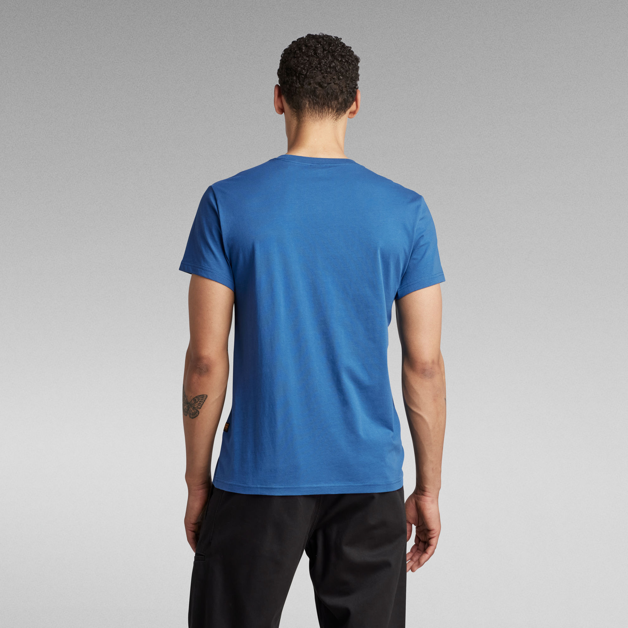 Originals Label T-Shirt | Medium blue | G-Star RAW®