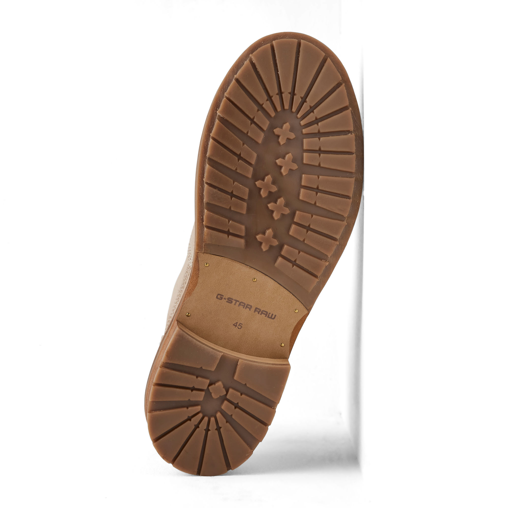 Roofer IV Mid Washed Leather Boots Beige GStar RAW®