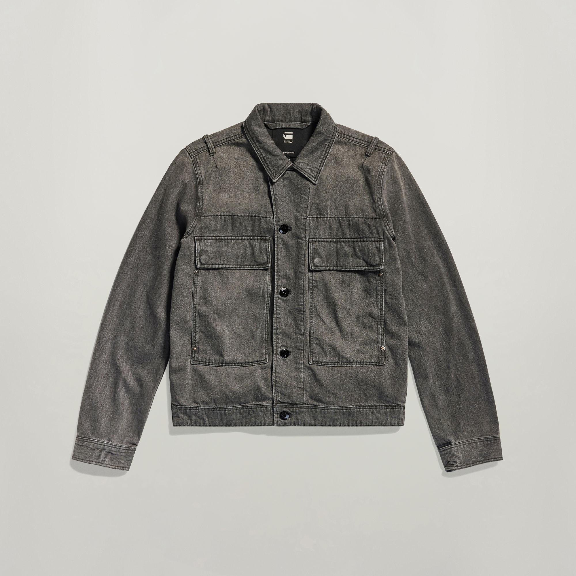 Unisex Utility Flap Pocket Jacket Grey GStar RAW®
