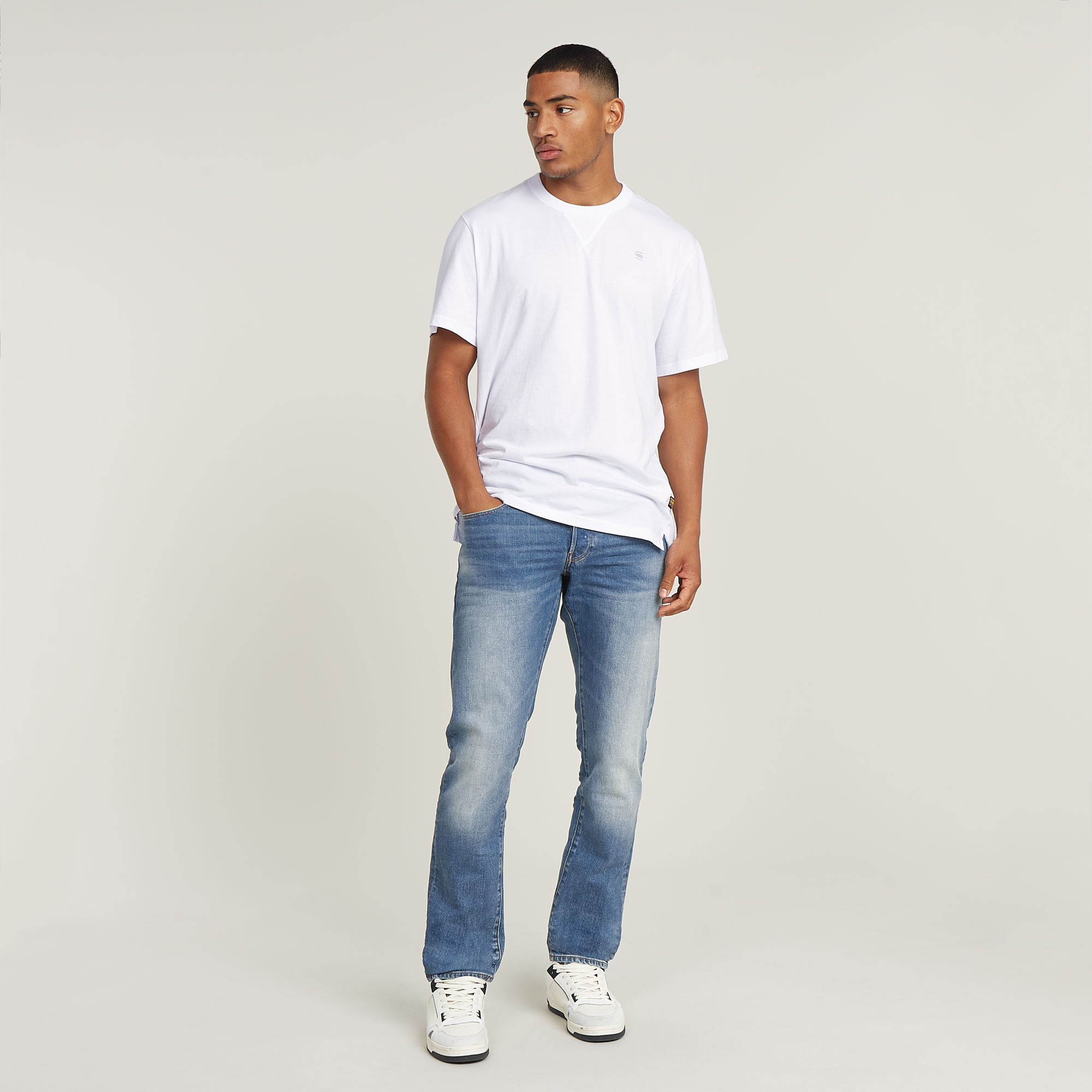 3301 Regular Tapered Jeans | Medium blue | G-Star RAW®