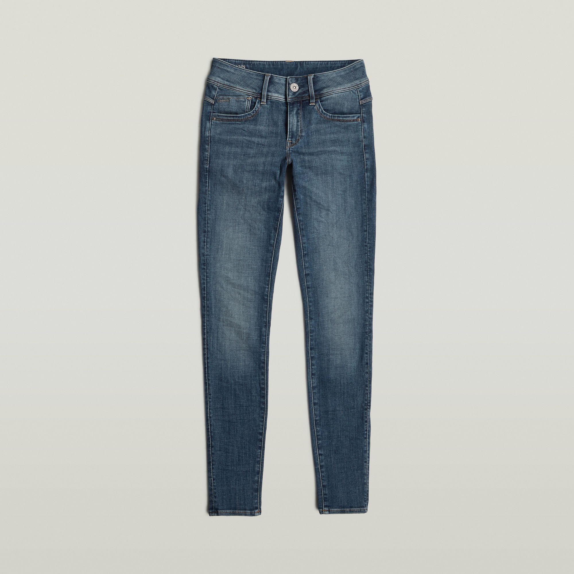 Lynn Mid Super Skinny Jeans | Medium blue | G-Star RAW®