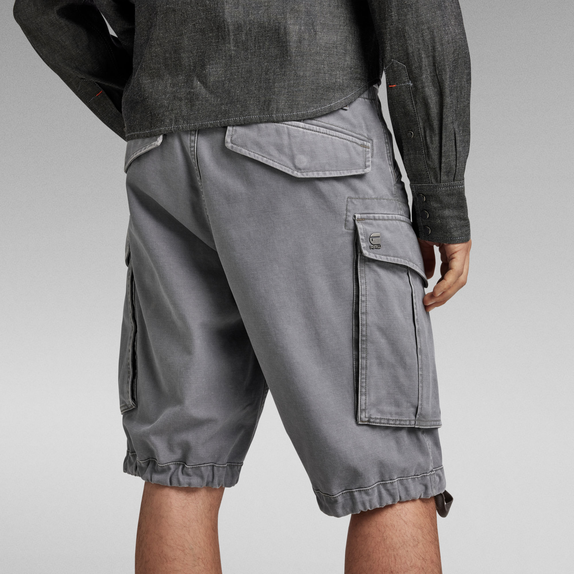 Rovic Zip Relaxed Shorts Grey GStar RAW®