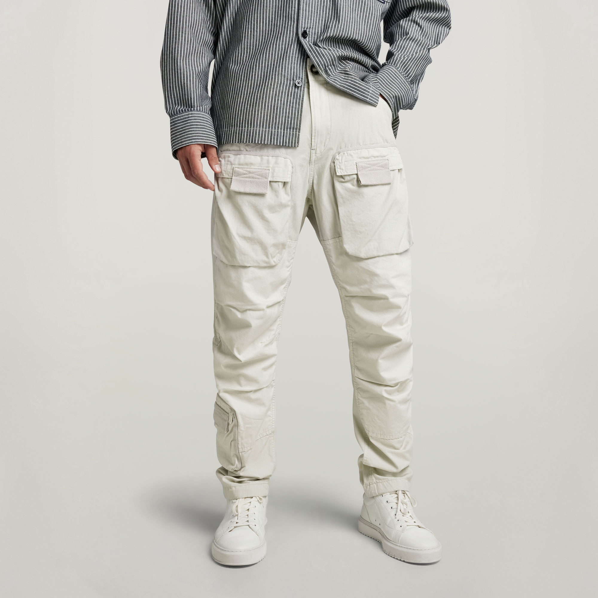 3D Regular Tapered Cargo Pants Grey GStar RAW®