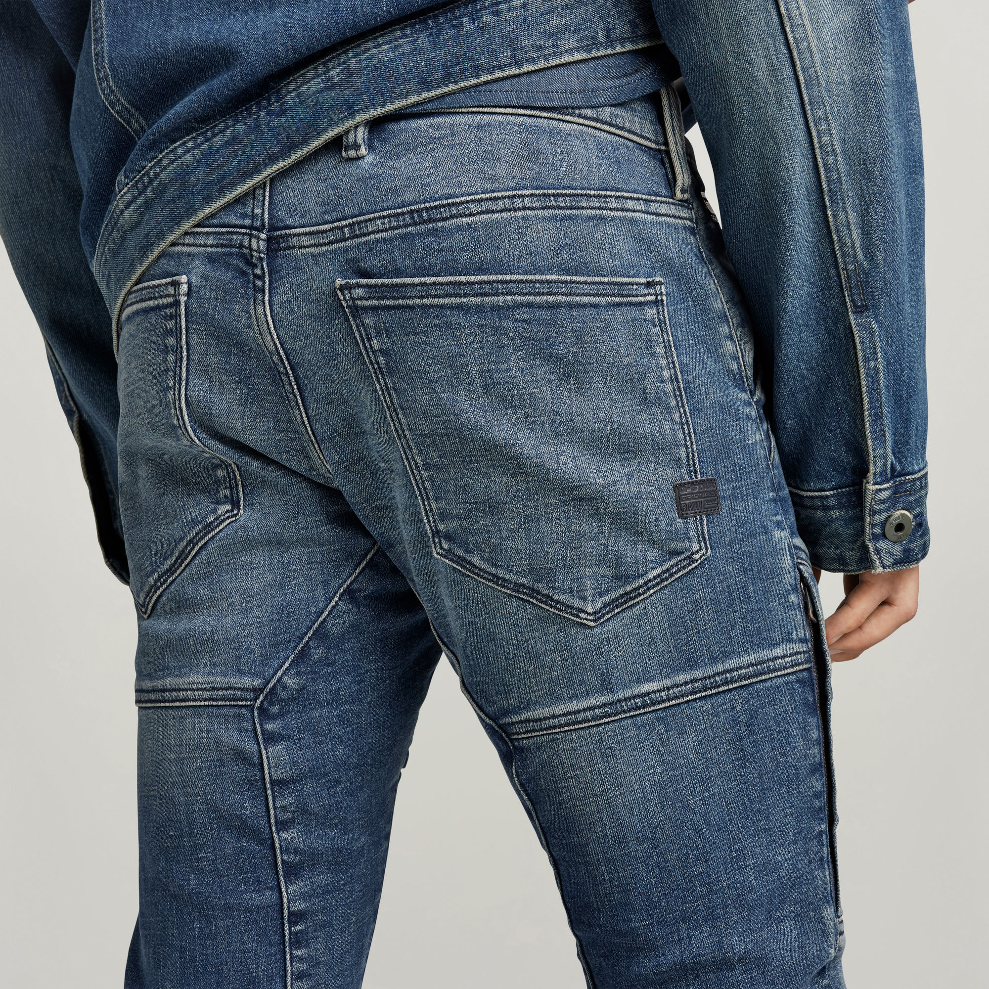 Rackam 3D Skinny Jeans Medium Blue G Star RAW   G Star Raw Rackam 3d Skinny Jeans Medium Blue 