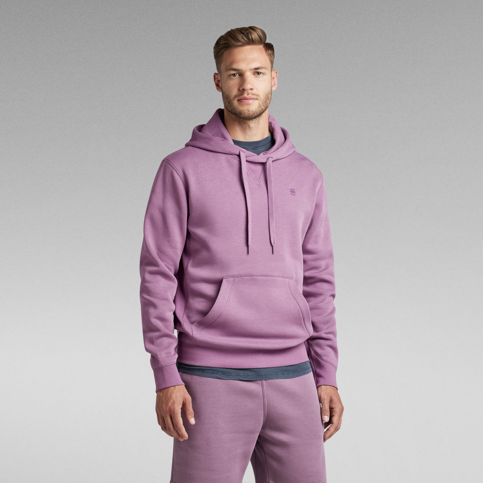 Premium Core Hoodie Purple G Star RAW®