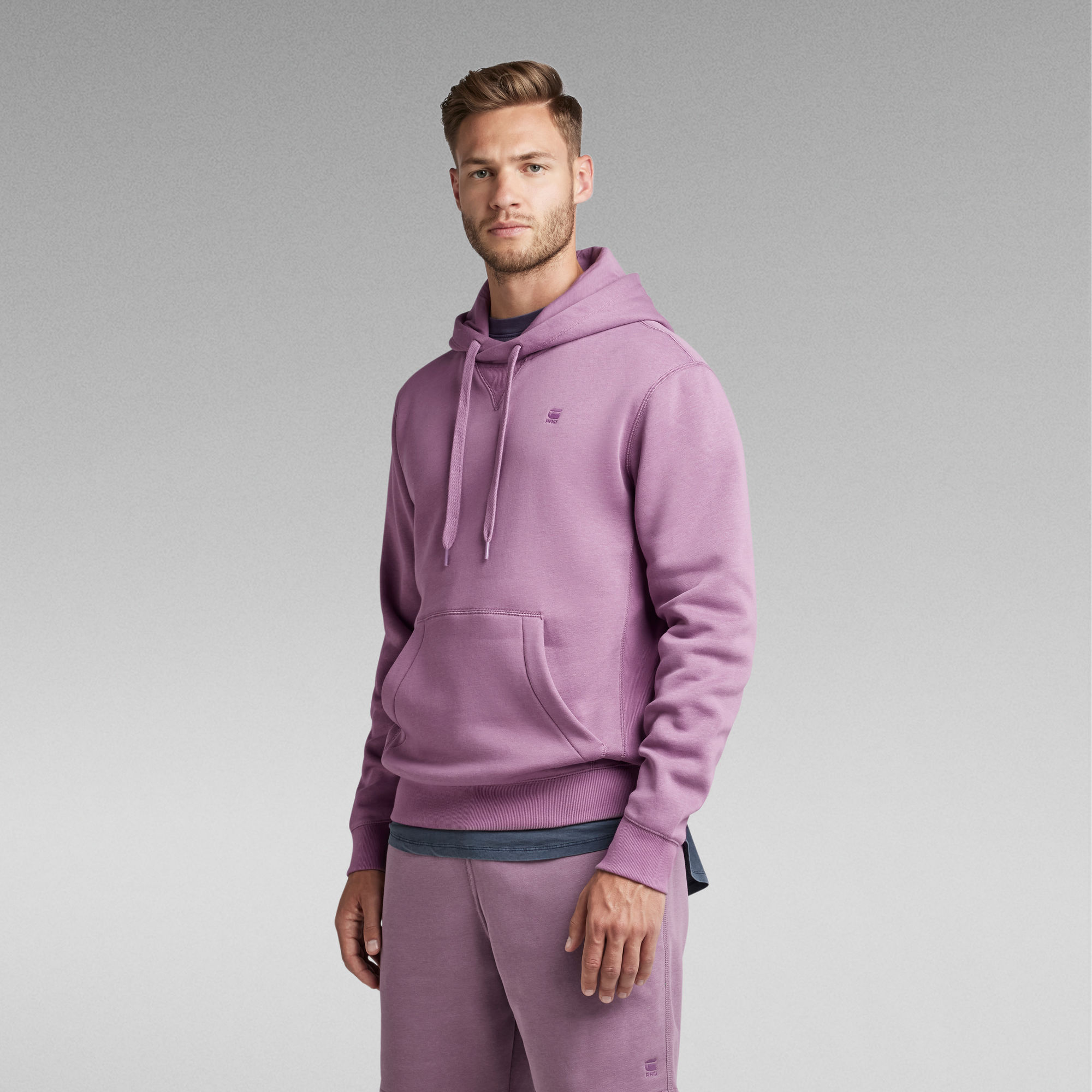 Premium Core Hoodie Purple G Star RAW®
