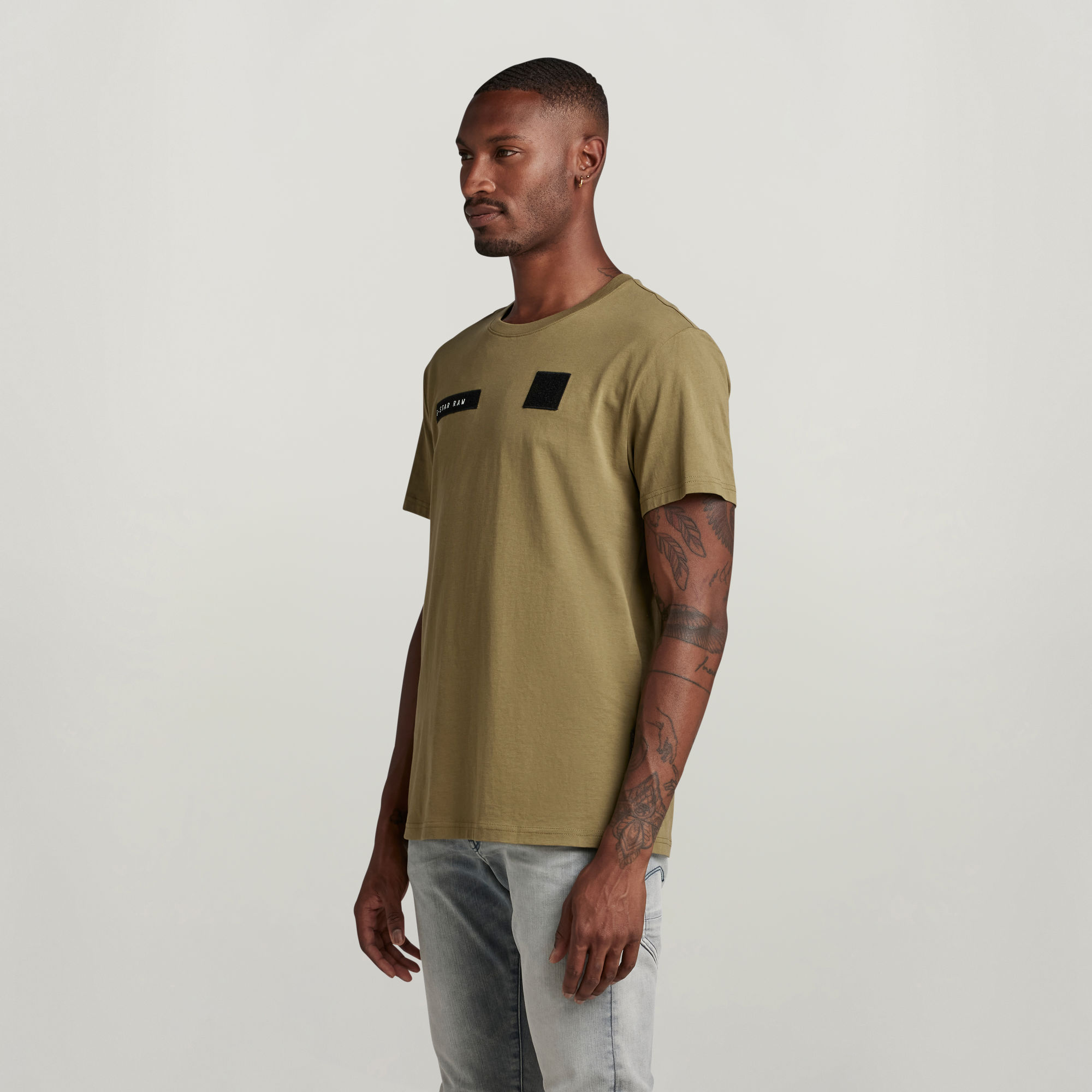 Velcro TShirt Grün GStar RAW®