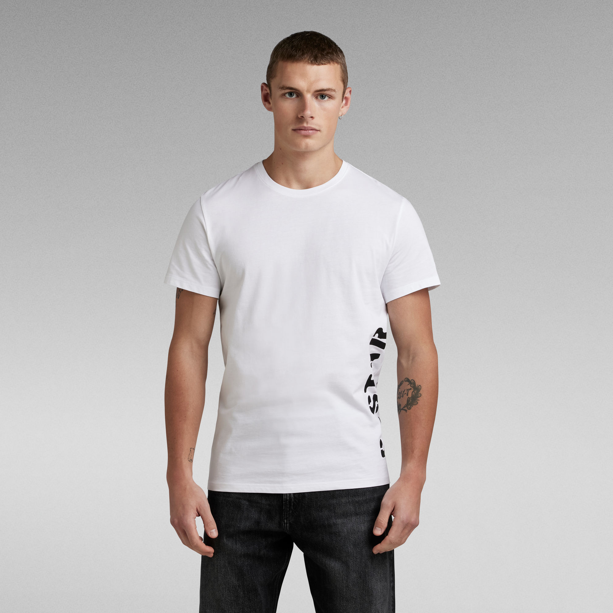 Side Stencil T Shirt White G Star Raw® 