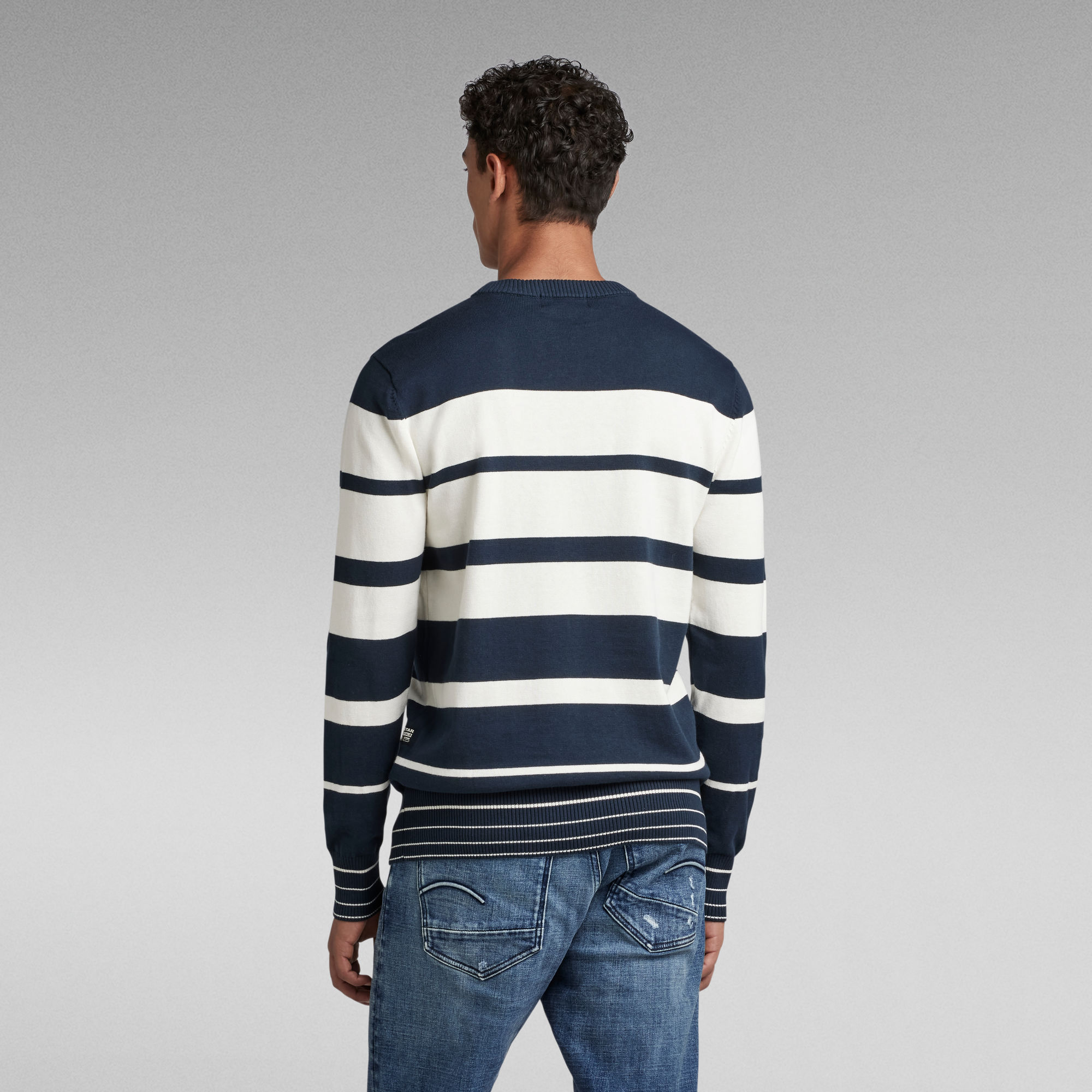 Irregular Stripe Knitted Sweater | Multi color | G-Star RAW®
