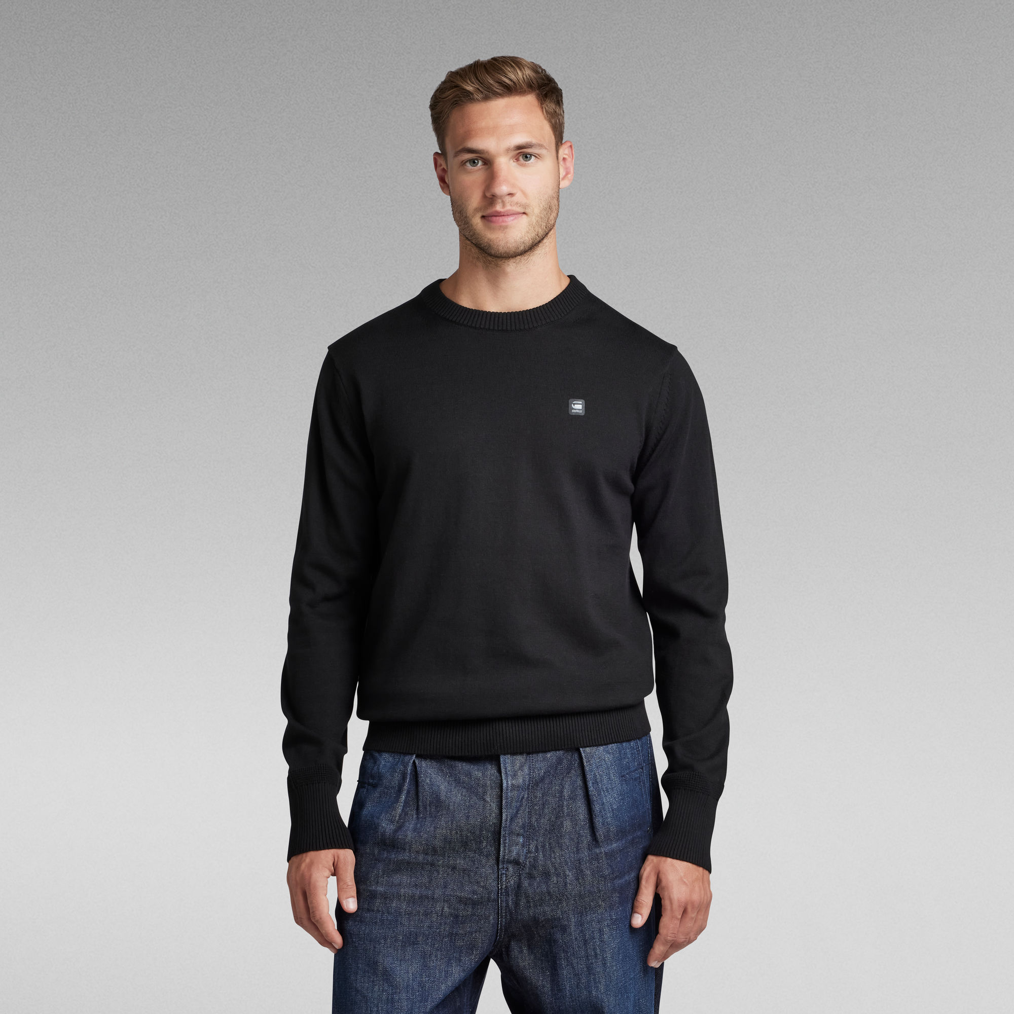 Premium Core Knitted Sweater | Black | G-Star RAW®