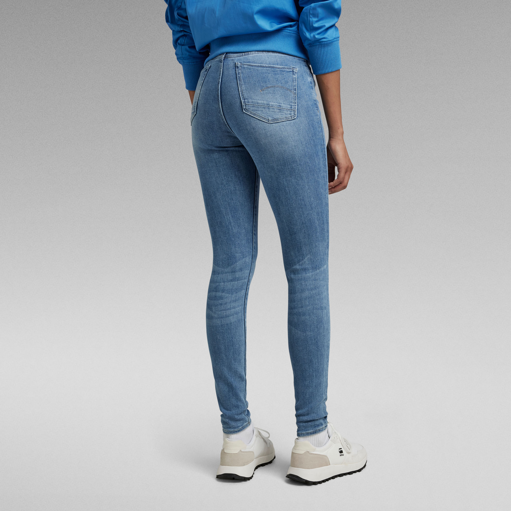 Kafey Ultra High Skinny Jeans | Medium blue | G-Star RAW®