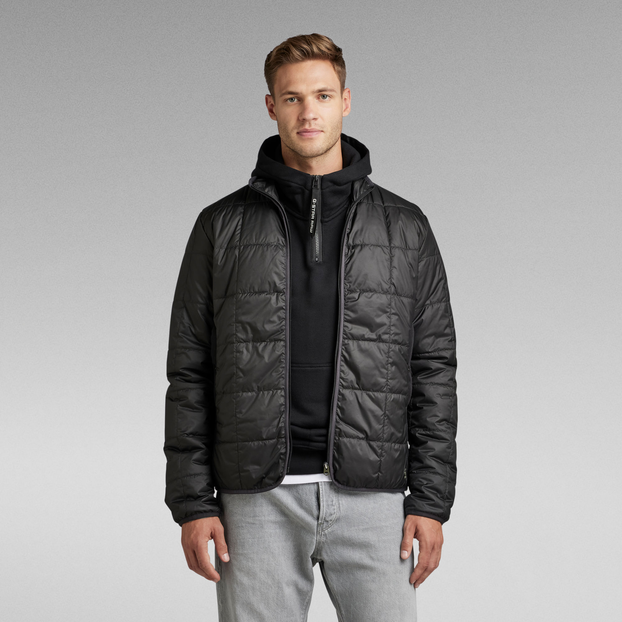 Lightweight Quilted Jacket | Black | G-Star RAW®