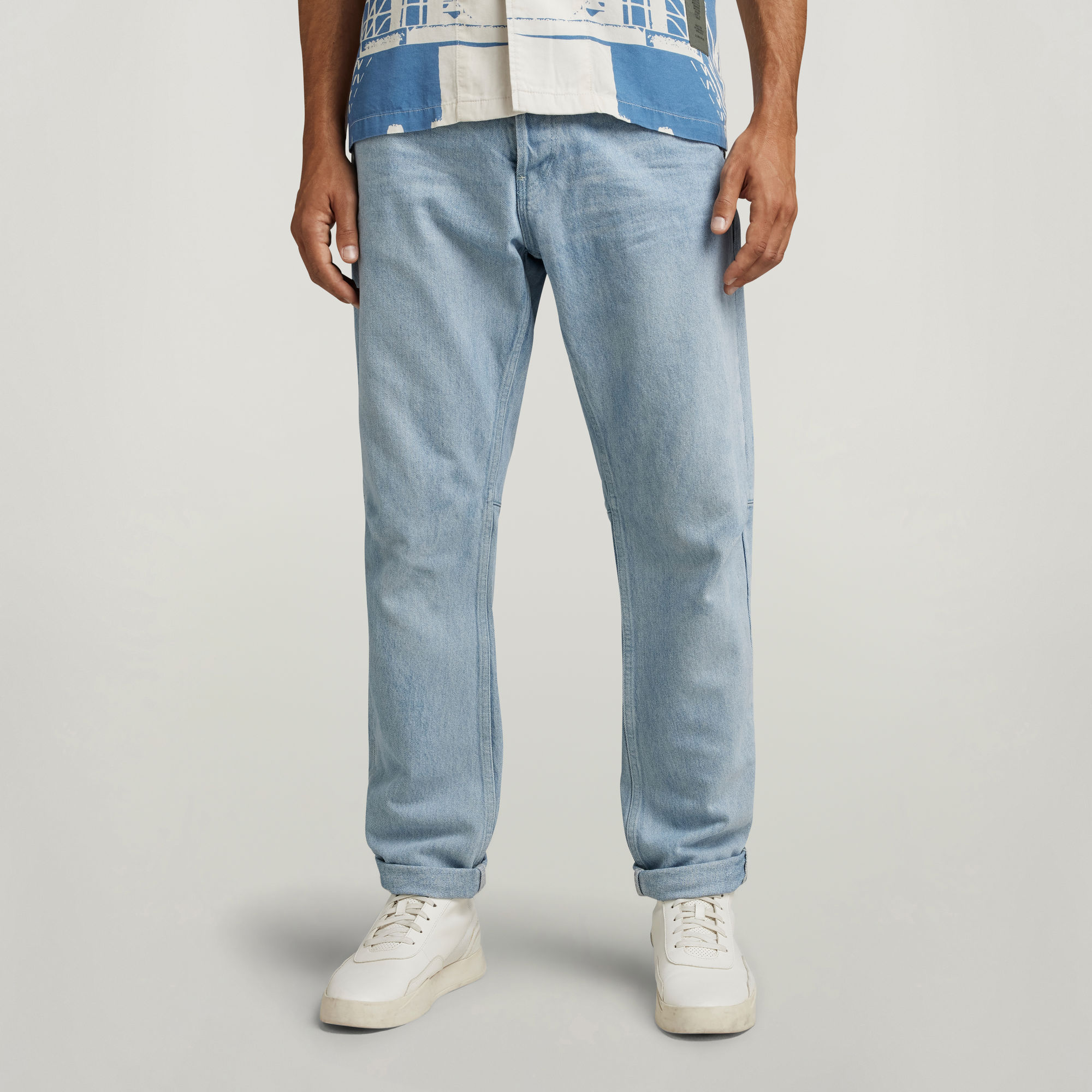 JEAN GRIP 3D RELAXED TAPERED BLEU CLAIR