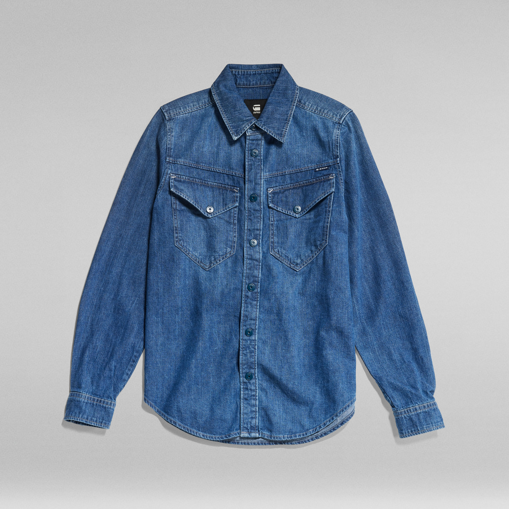 Boxy Shirt | Women | Medium blue | G-Star RAW®