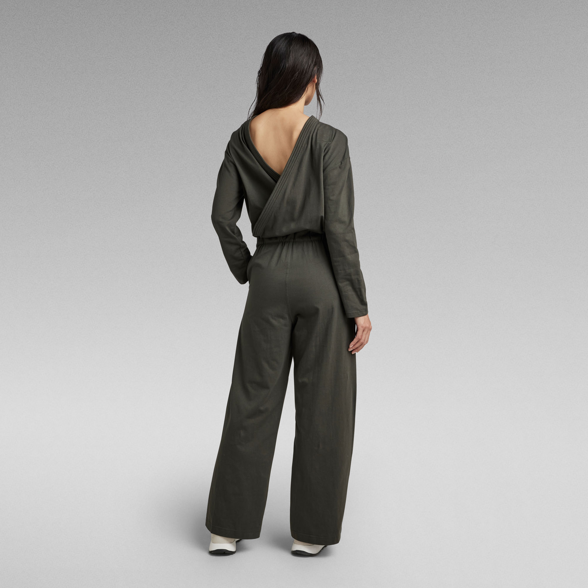 Wide Leg Jumpsuit Women Grey GStar RAW®