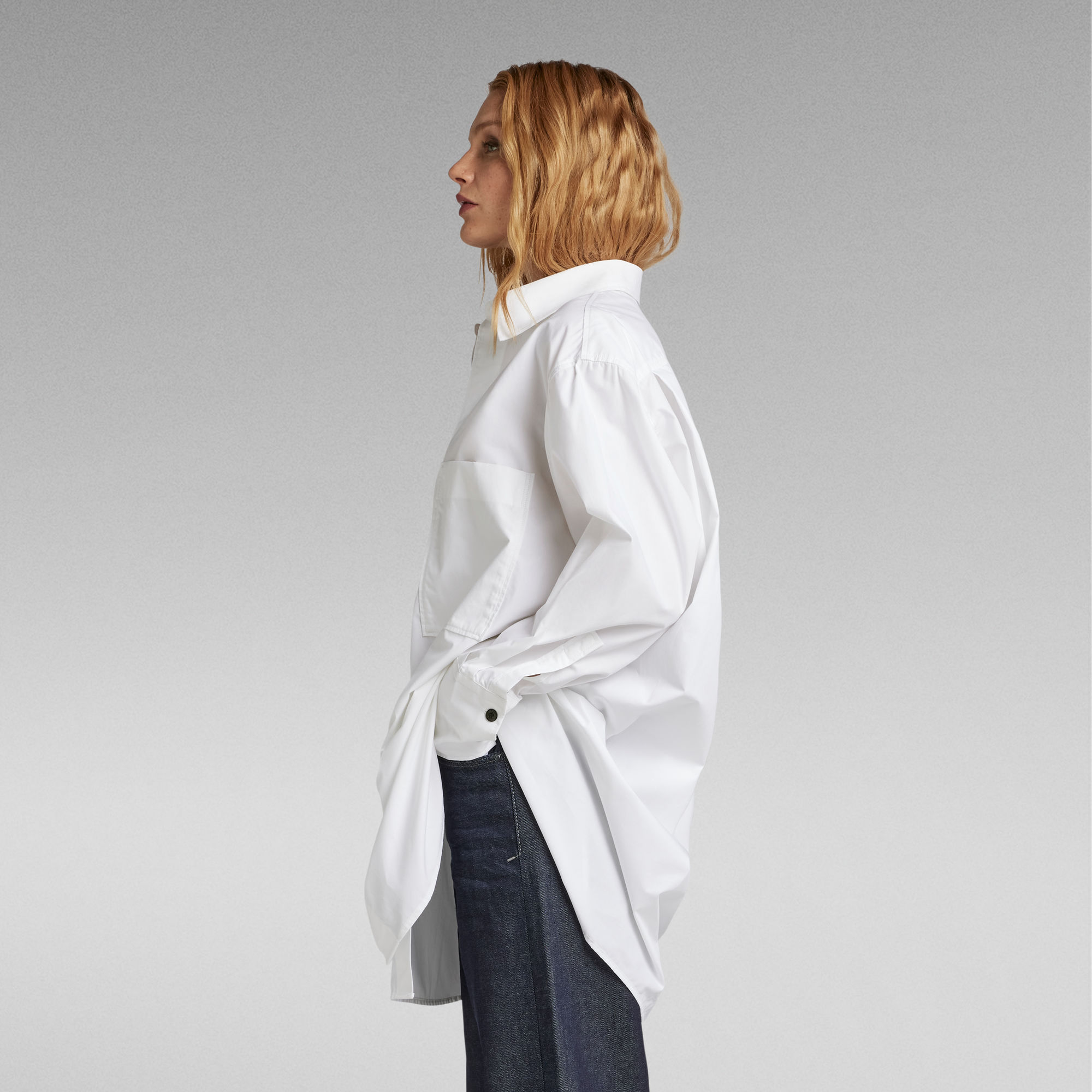 Oversized Boyfriend Shirt White GStar RAW®