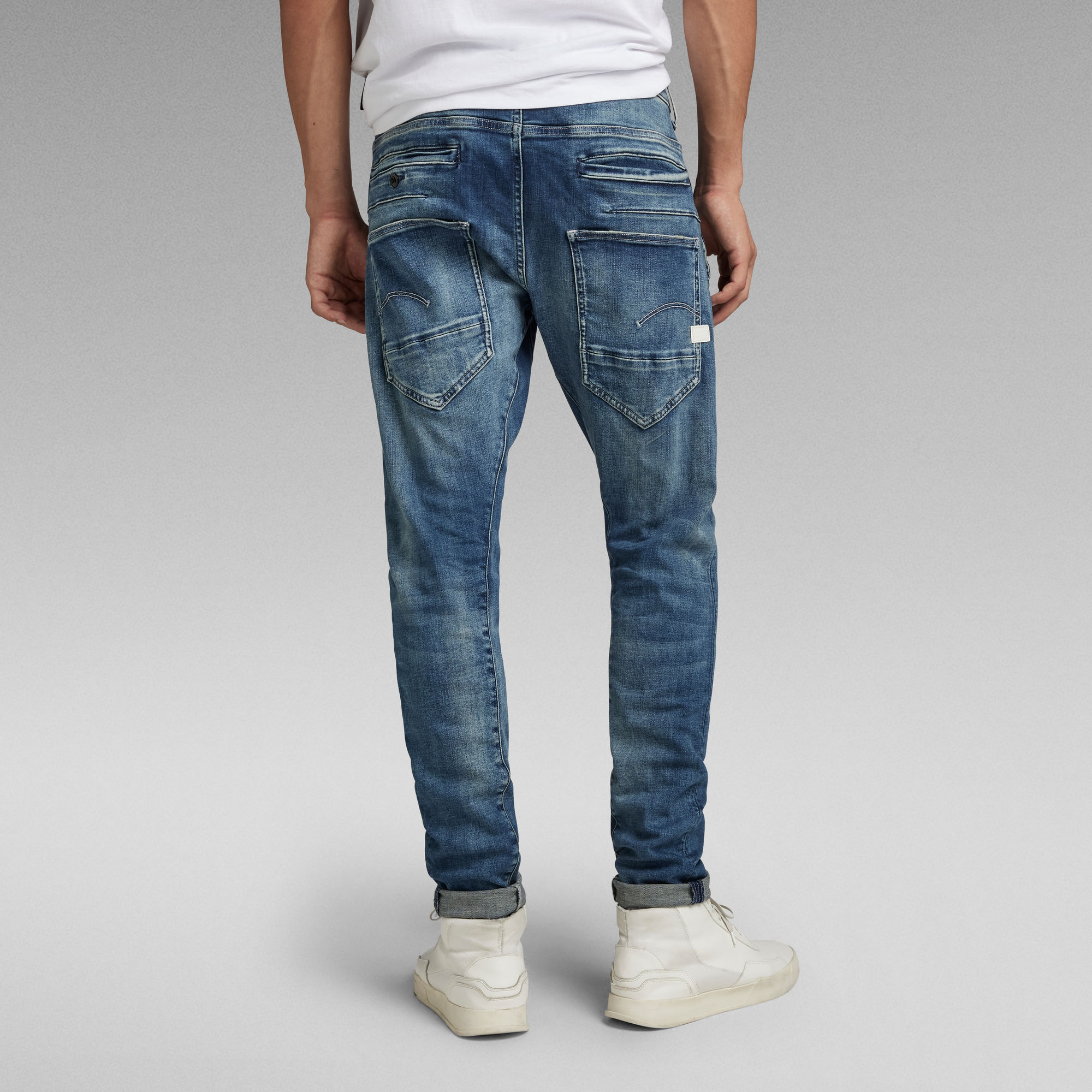 Zapatillas Adidas Hombres G-Star Men's D-Staq 3D Slim Medium Blue