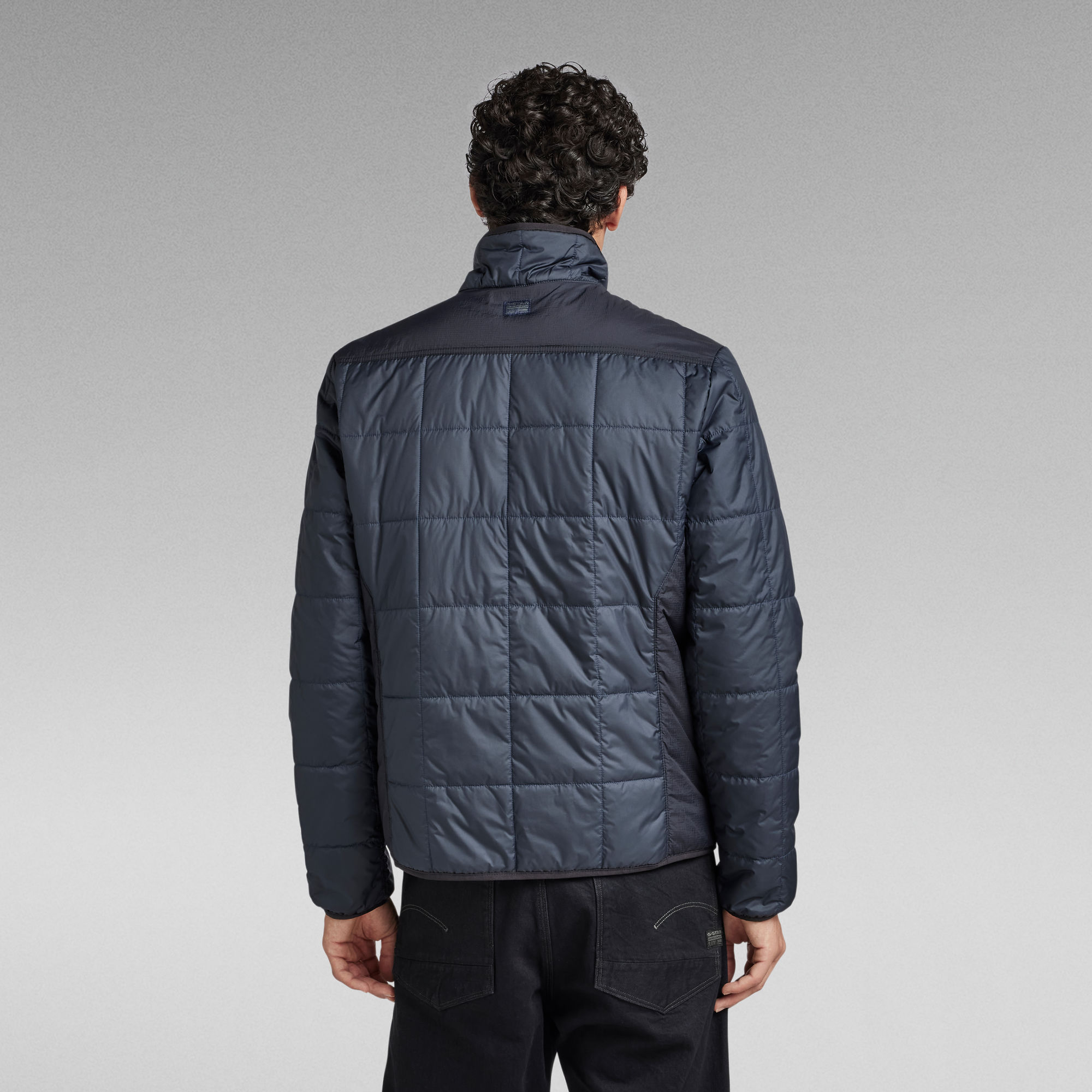 Light Weight Quilted Jacket Dark Blue G Star Raw®