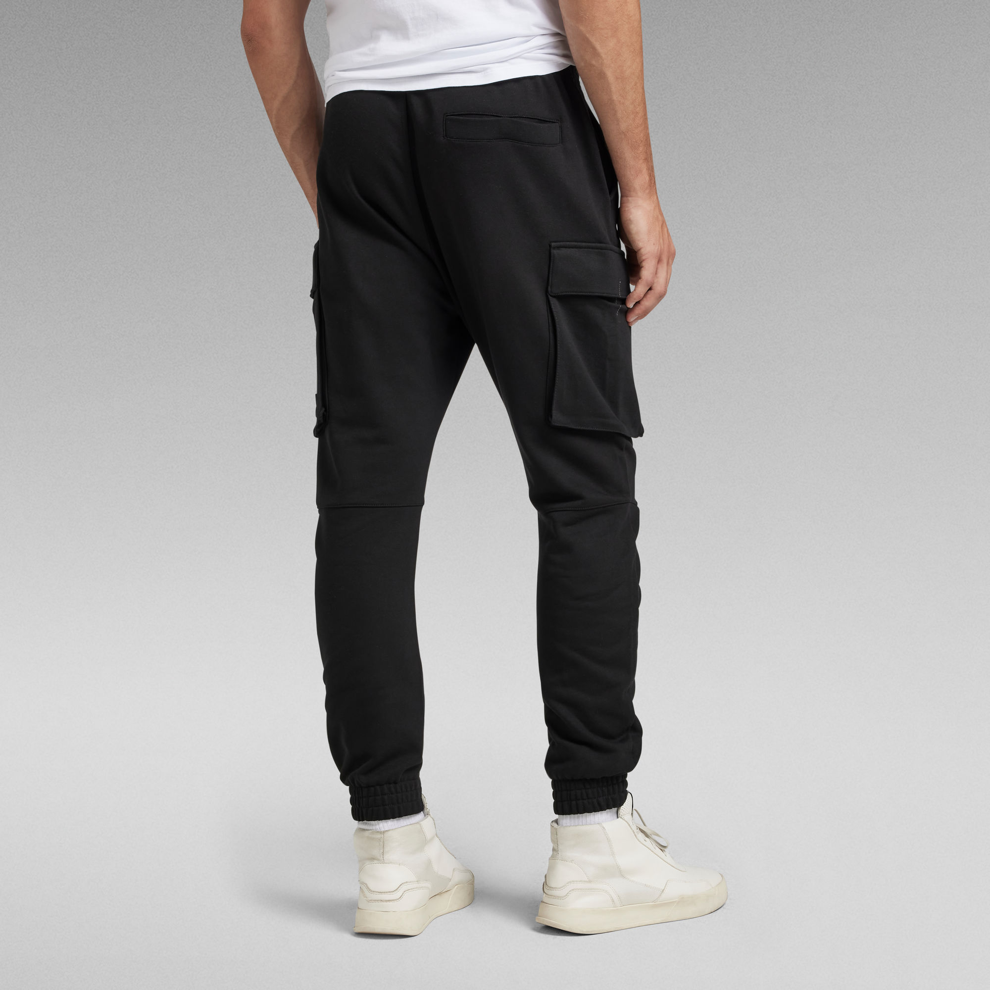 Cargo Pocket Sweat Pants | Black | G-Star RAW®