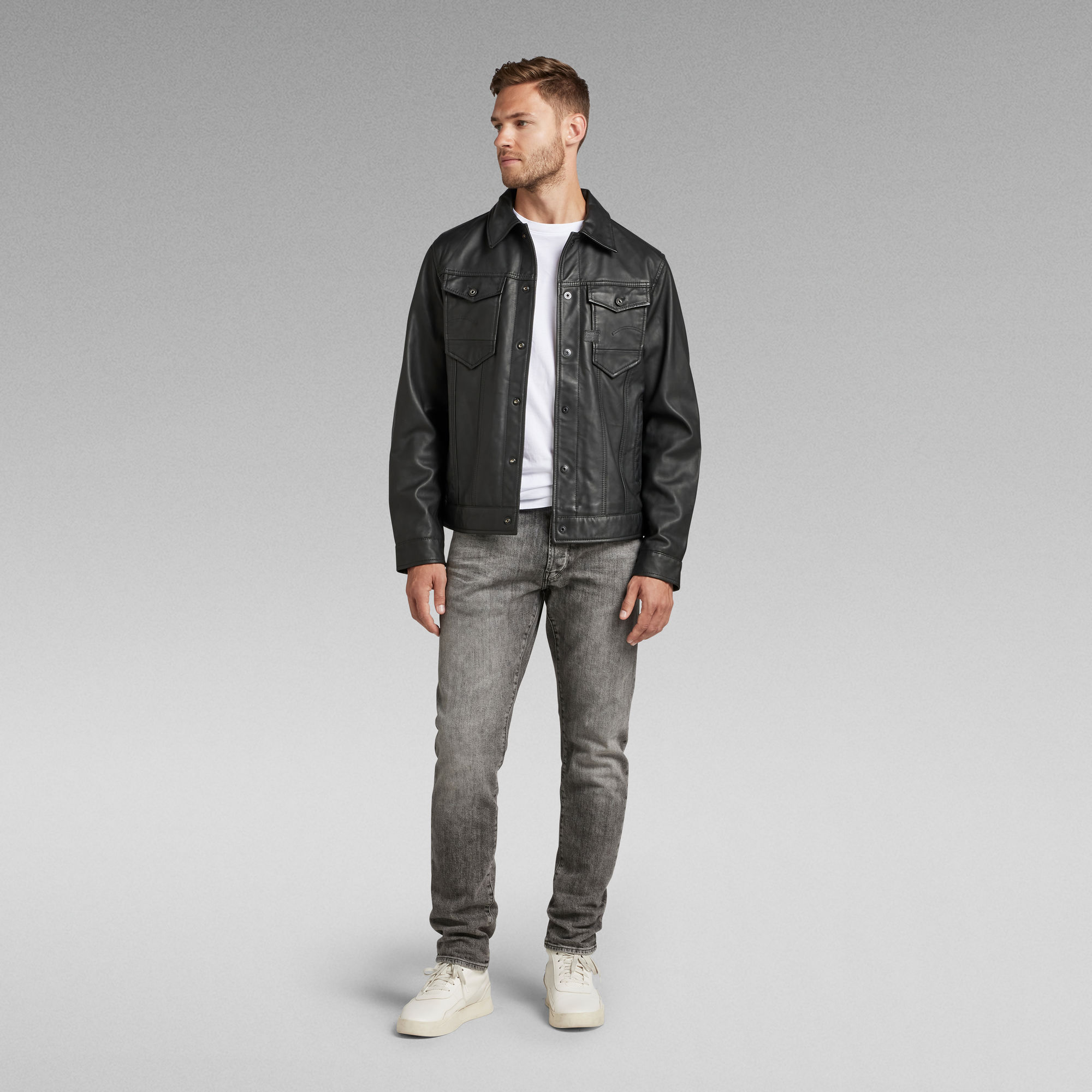 Arc 3D Leather Jacket | Black | G-Star RAW®