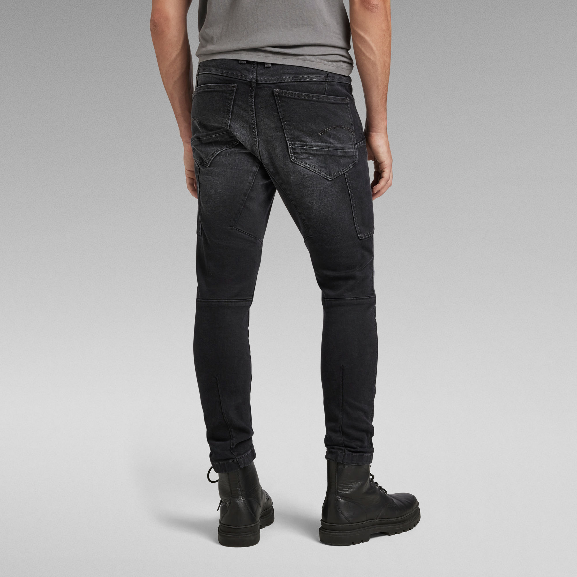 Denim Cargo 3D Skinny Jeans | Grey | G-Star RAW®