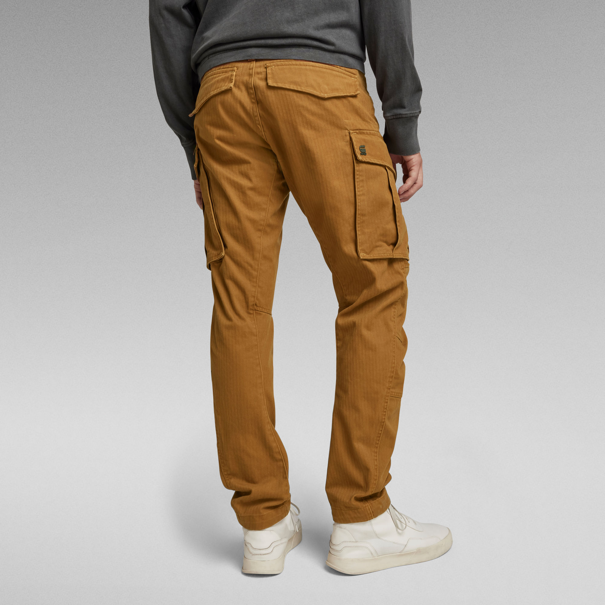 Rovic Zip 3D Regular Tapered Pants | Brown | G-Star RAW®