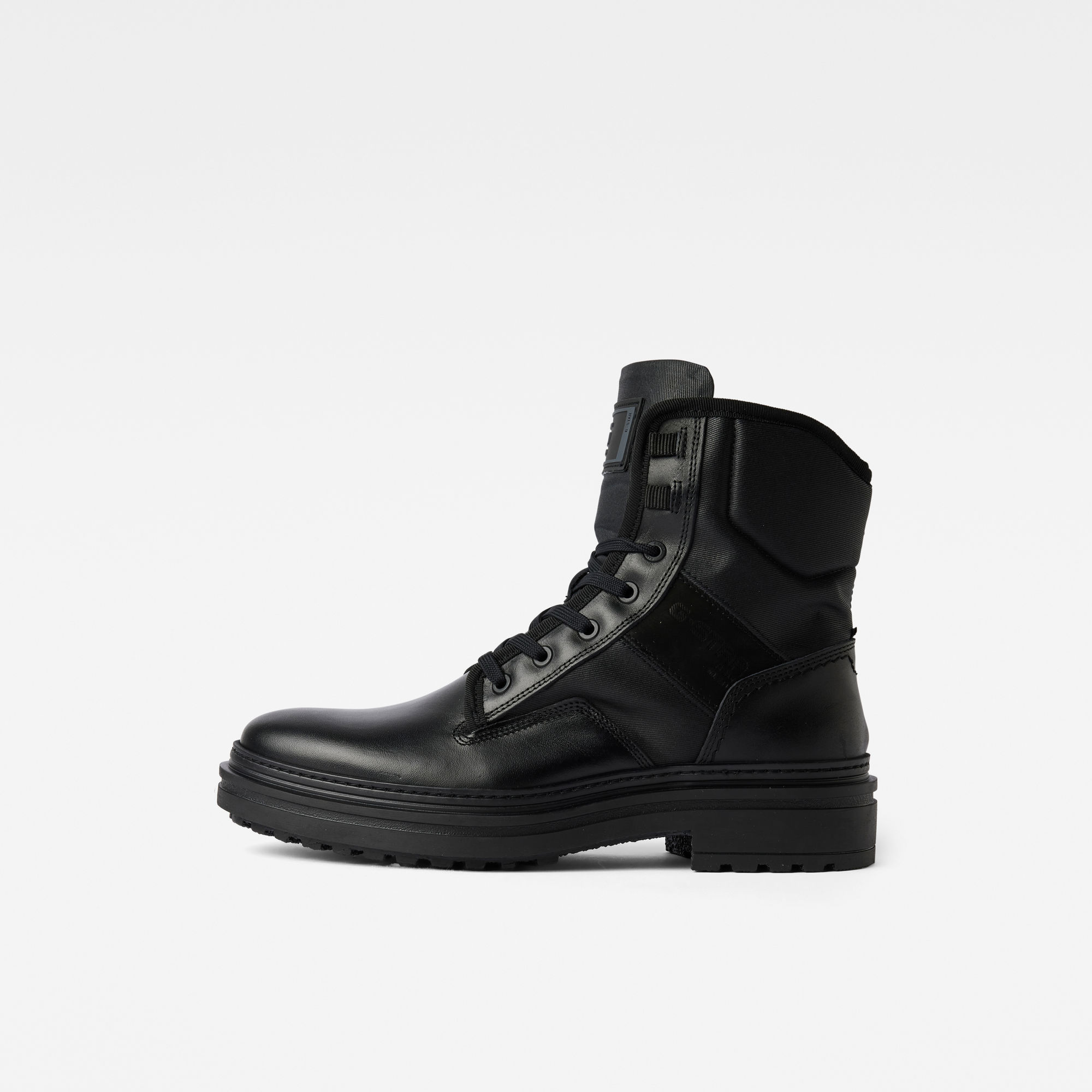 Morry Mid Nubuck Nylon Boots Black G Star RAW morry-mid-nubuck-nylon-boots-black-g-star-raw