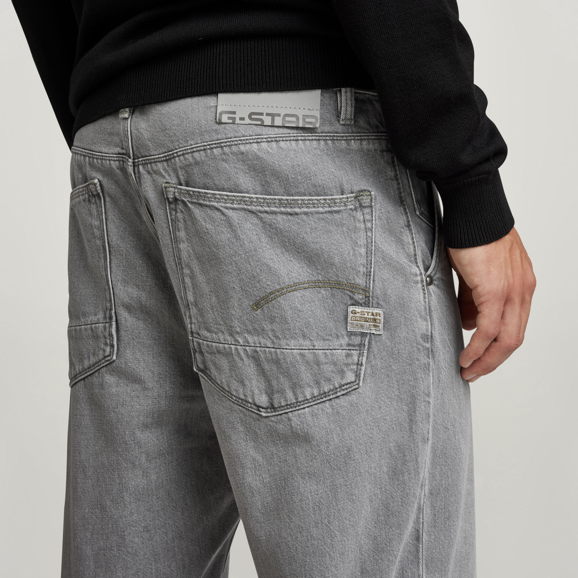 Grip 3D Relaxed Tapered Jeans Grey GStar RAW®