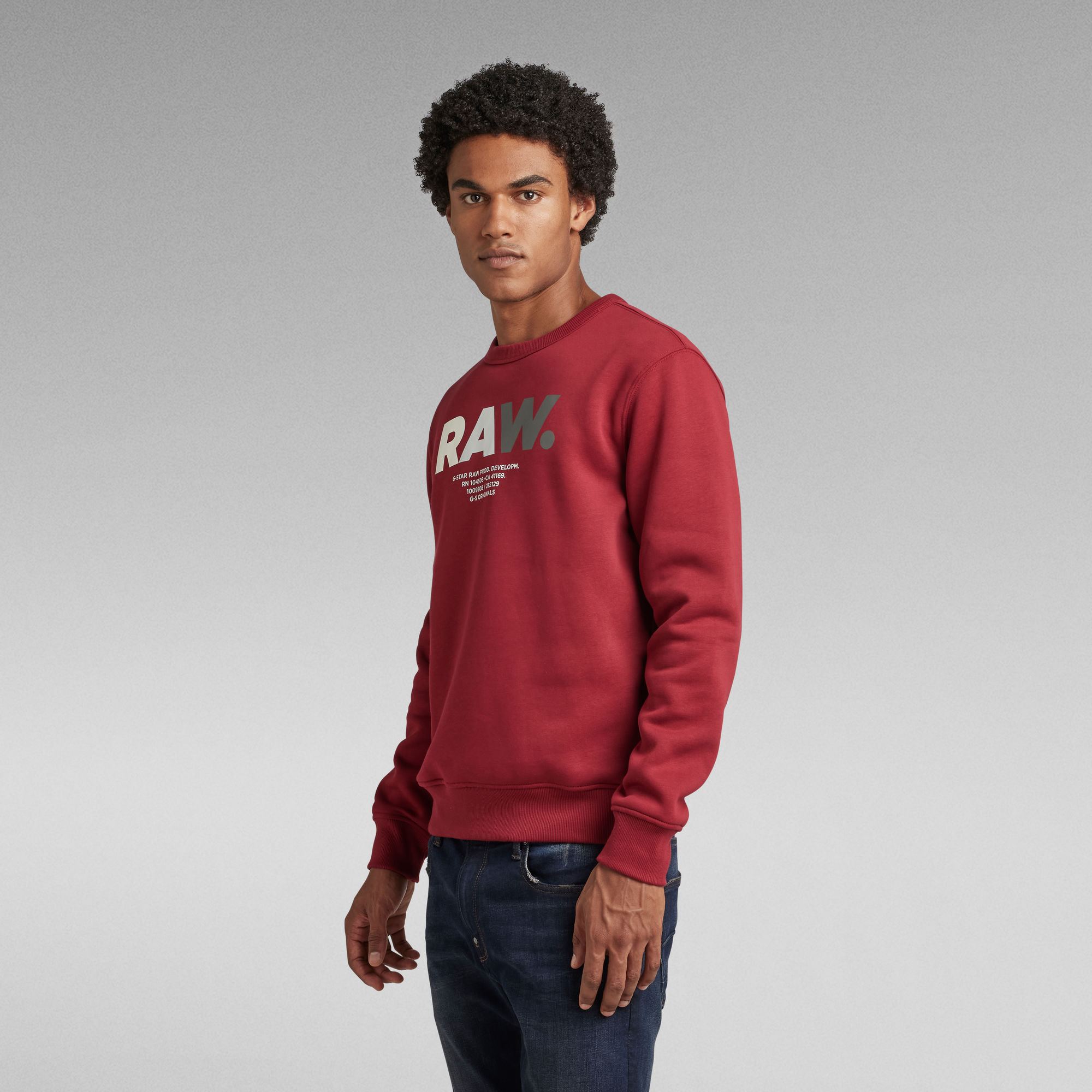 Multi Colored RAW. Sweater | Red | G-Star RAW®