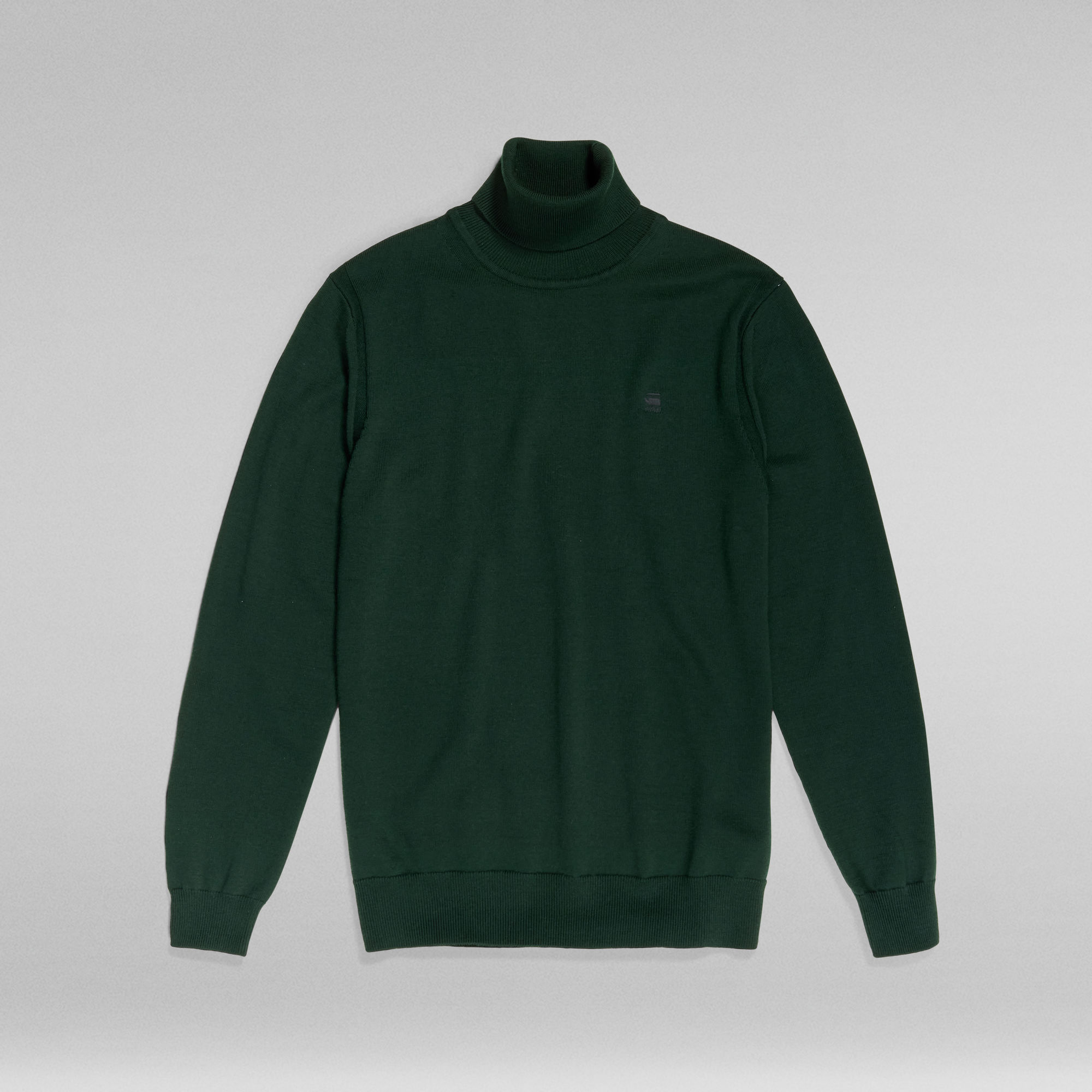 Premium Core Turtle Neck Knitted Sweater | Green | G-Star RAW®