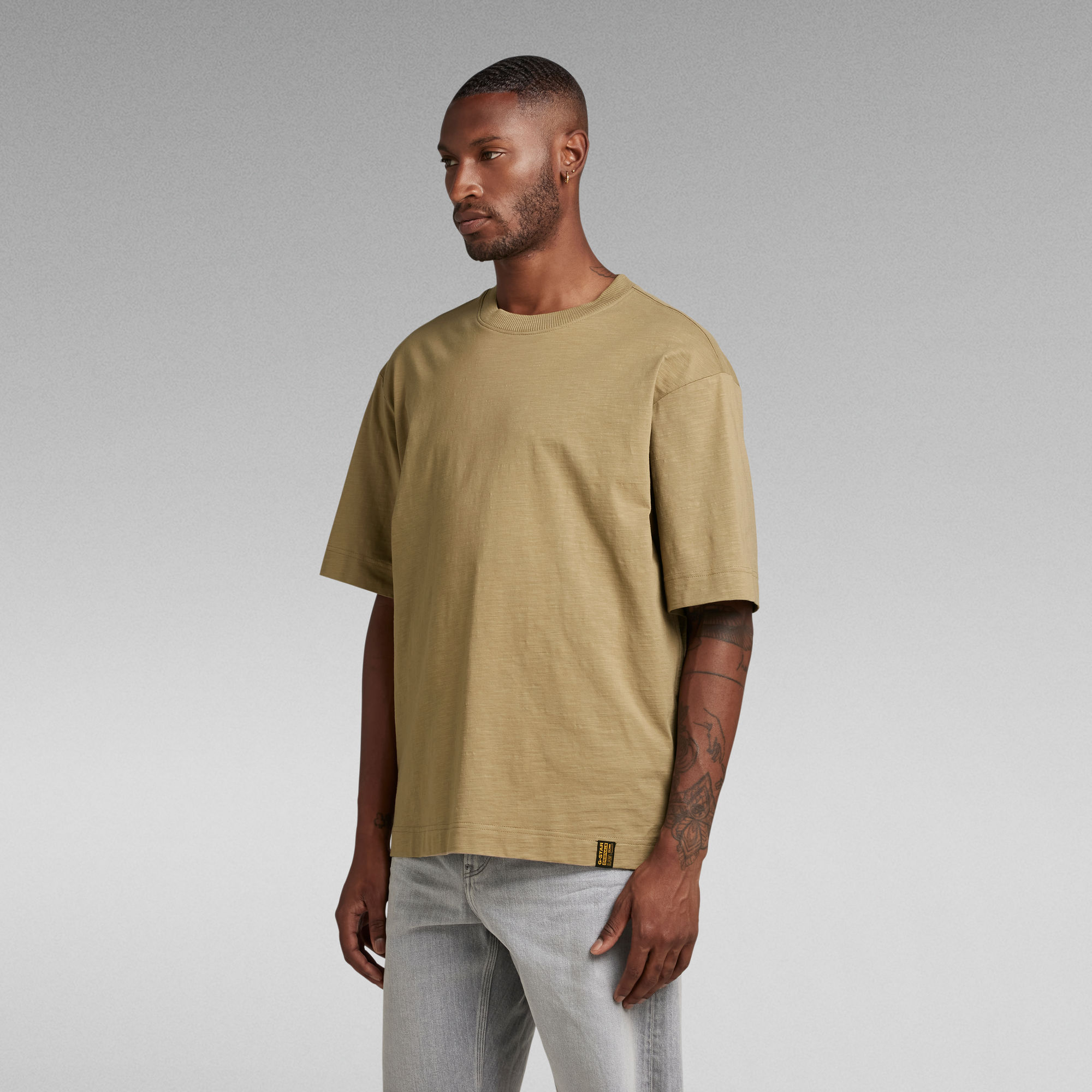 Boxy Tee Shirts
 Oversized Boxy T Shirt Essential Green