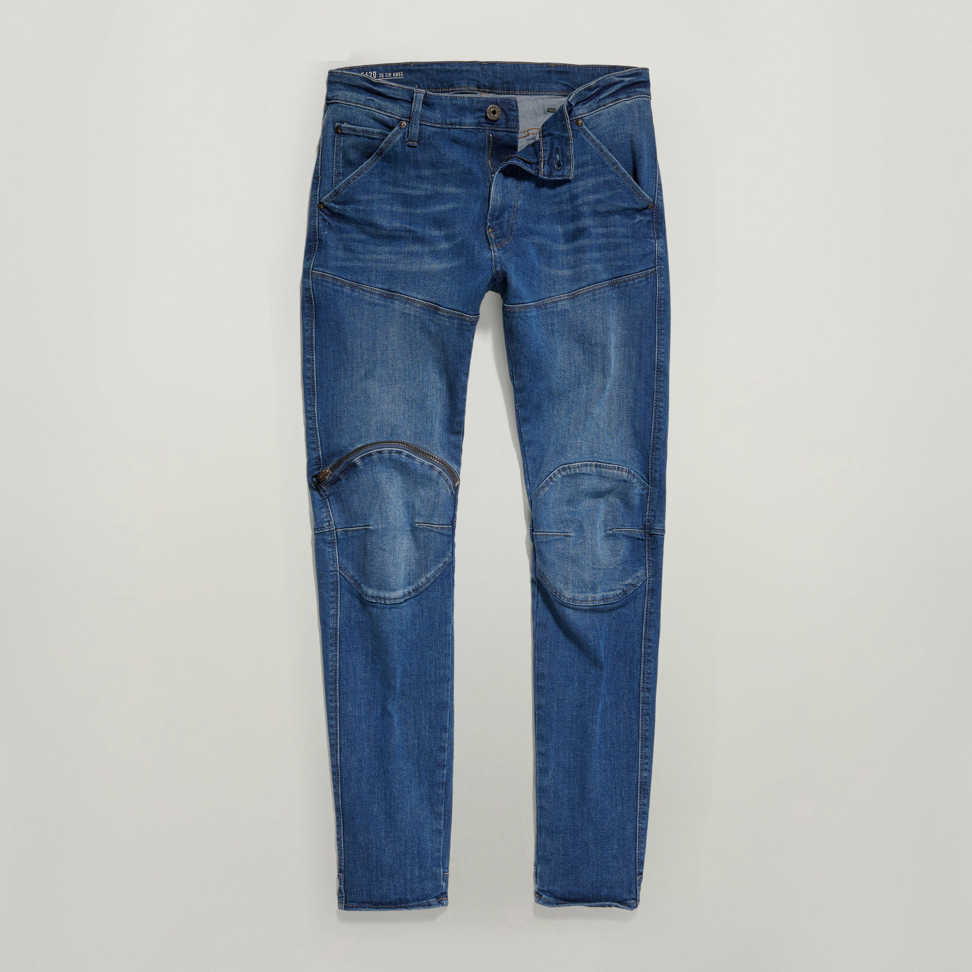5620 3D Zip Knee Skinny Jeans Medium blue GStar RAW®