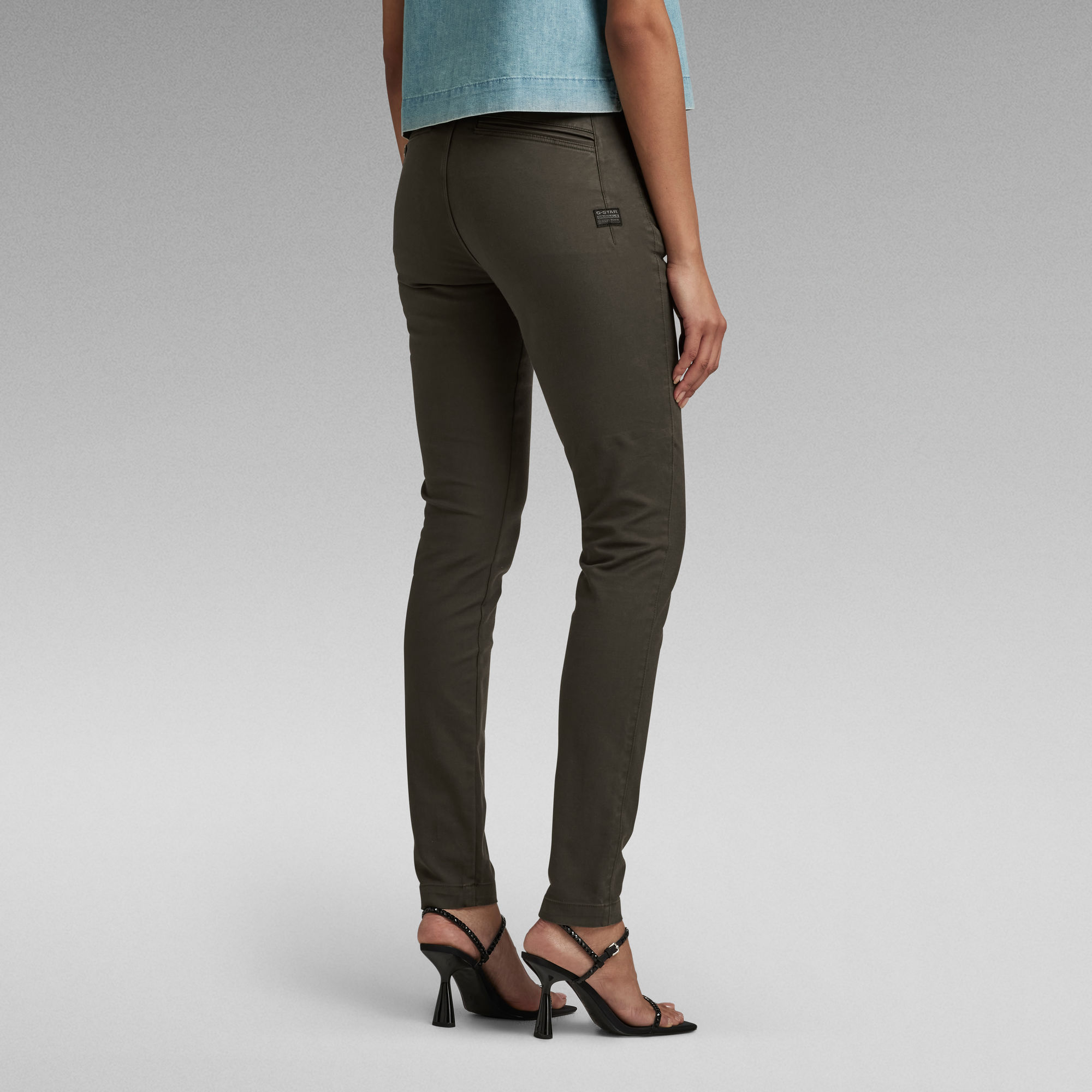 Weld High Skinny Chino | Women | Grey | G-Star RAW®